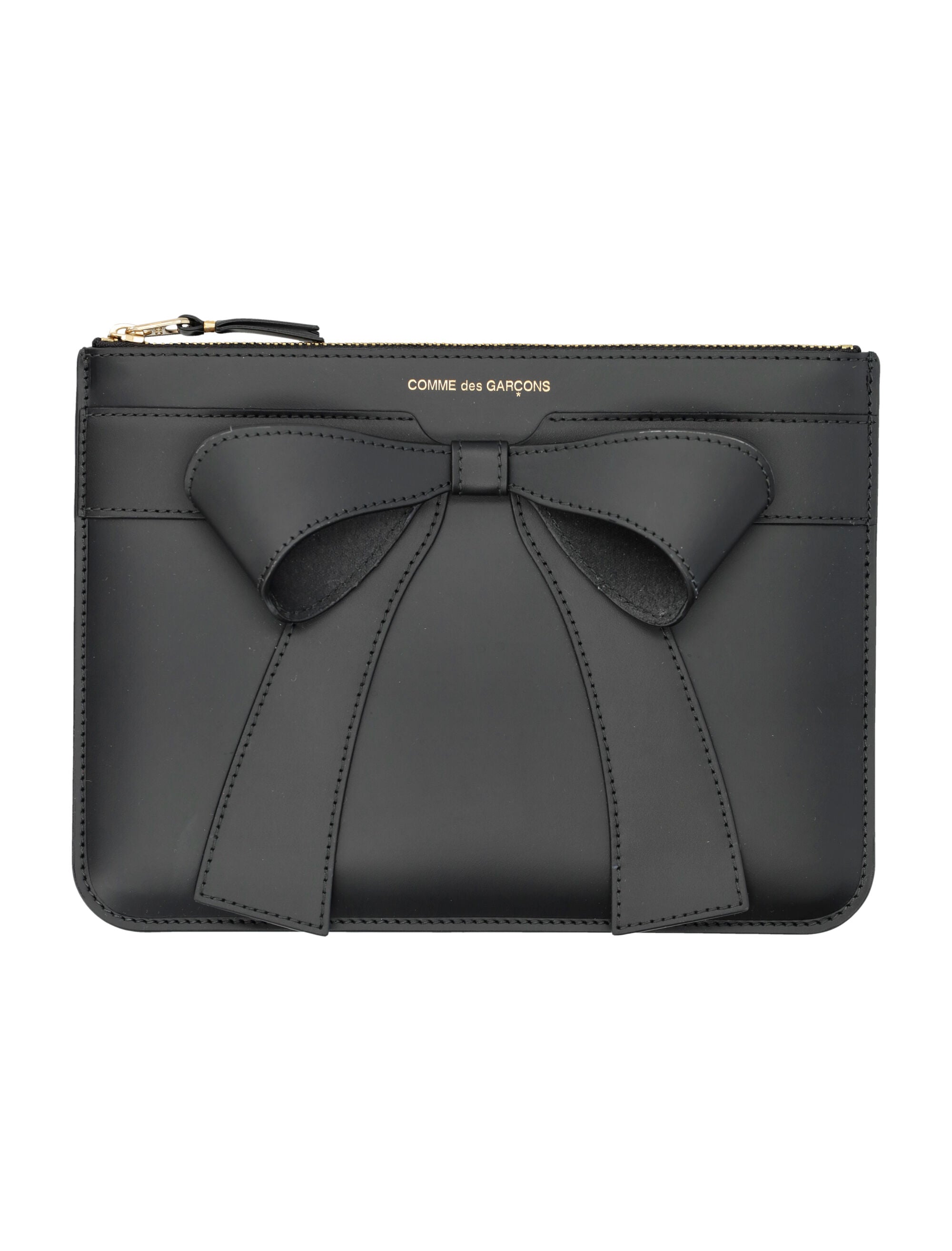 Big Bow Leather Pouch