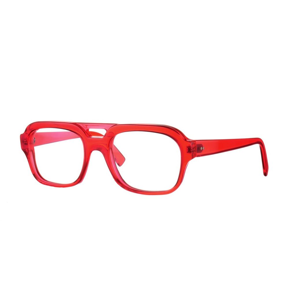Finn Translucent Red Pilot Sunglasses