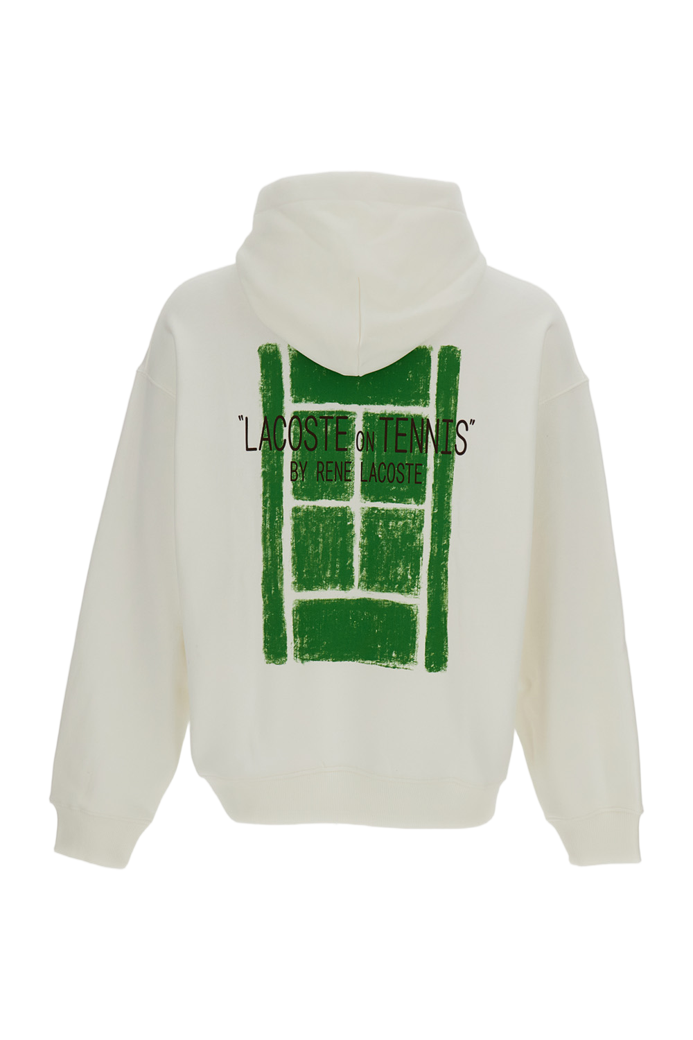 Relaxed Fit Cotton Hoodie with Front Kangaroo Pocket