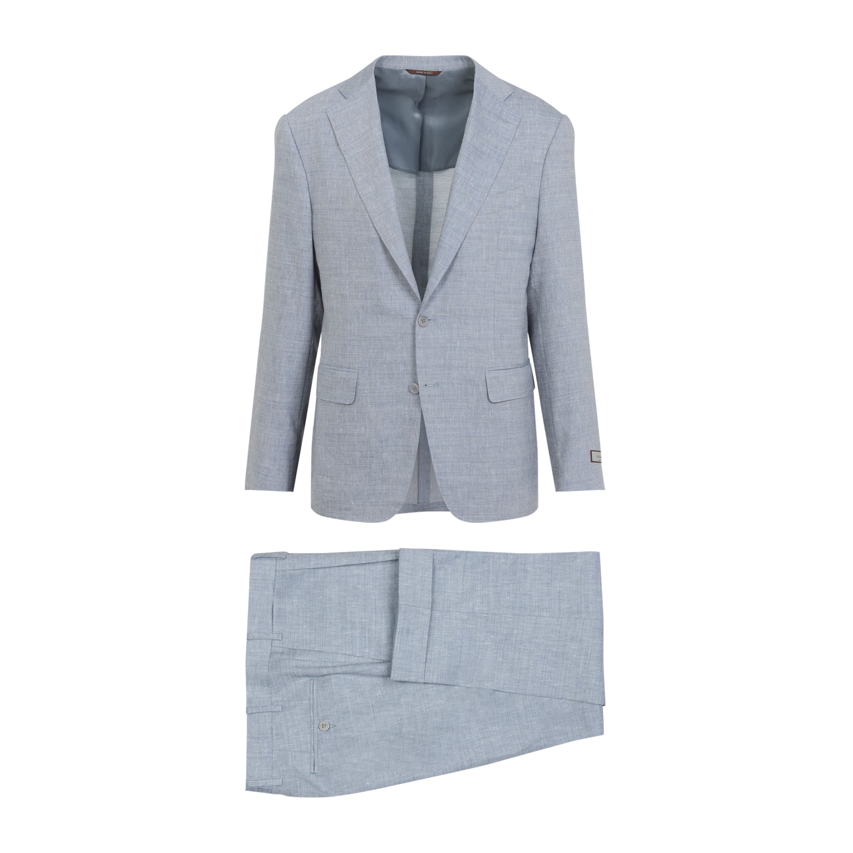 Linen Wool Blend Tailored Suit