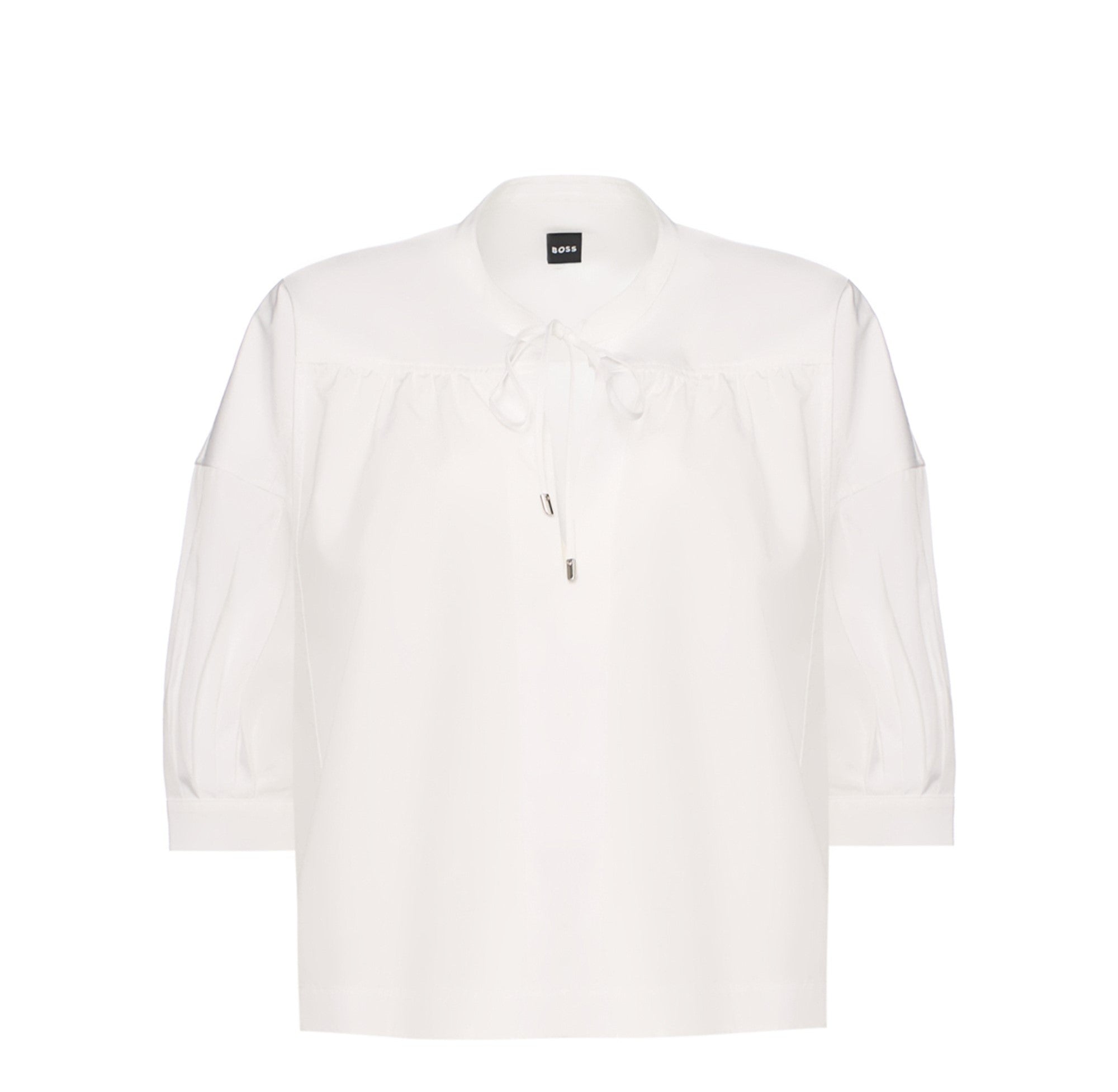 White Bollana V Neck 3/4 Shirt