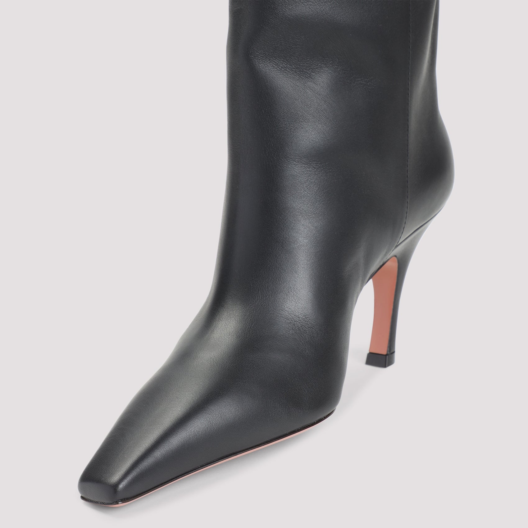 Pointed Toe Black Ankle Boots