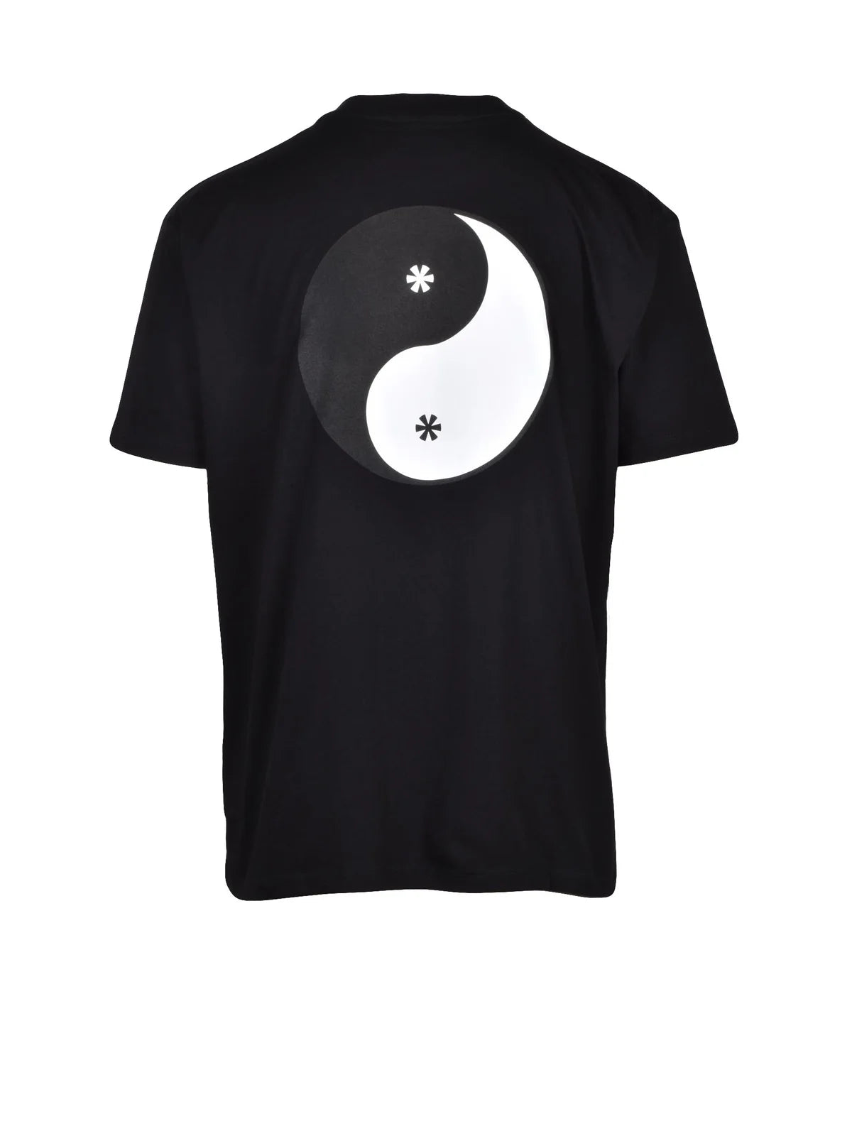 Black Cotton Crew Neck T-shirt