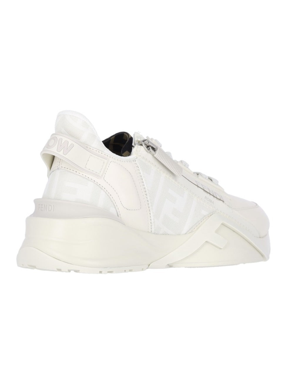 "Flow" Low-Top Sneakers – White