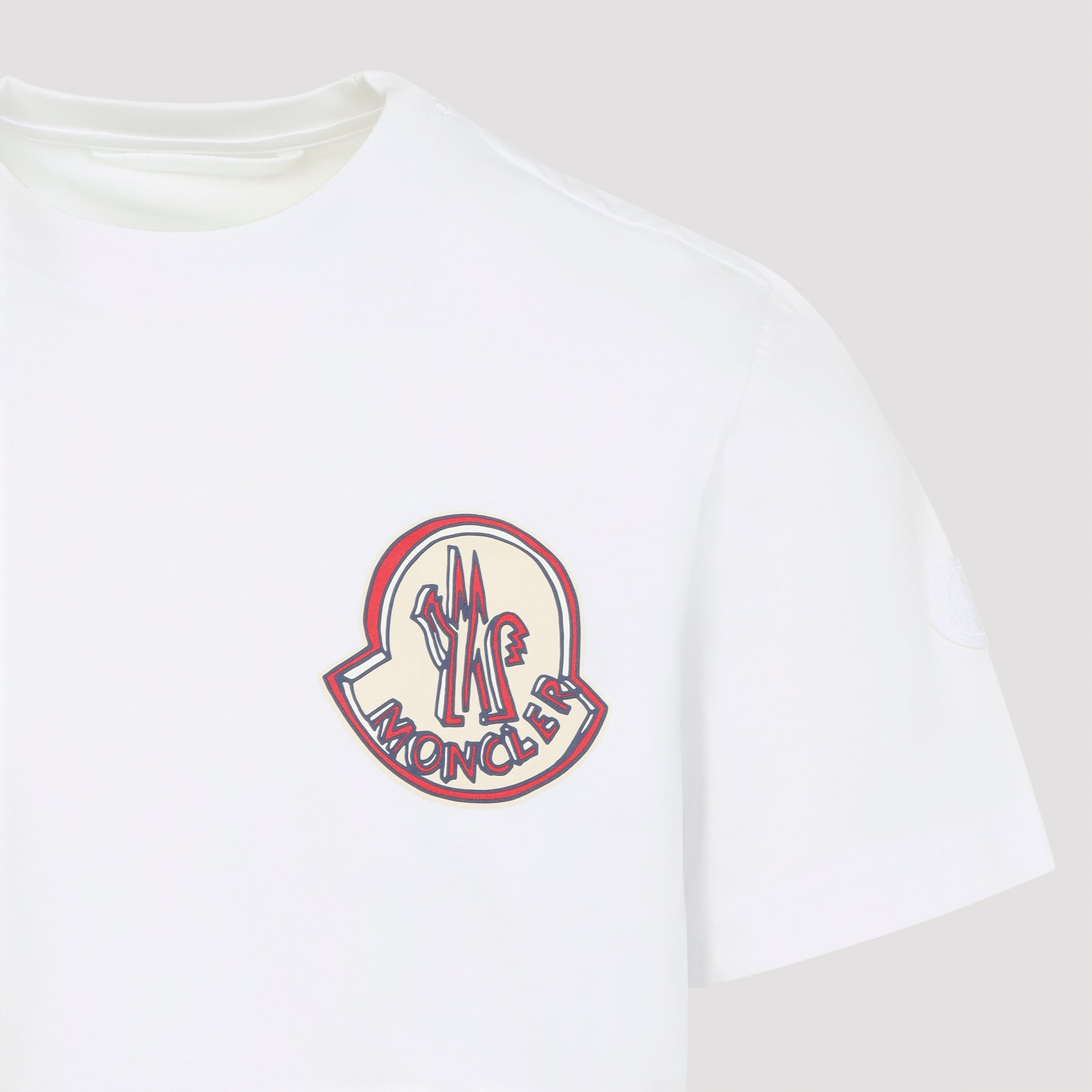 Minimalist Cotton T-Shirt with Emblem Logo