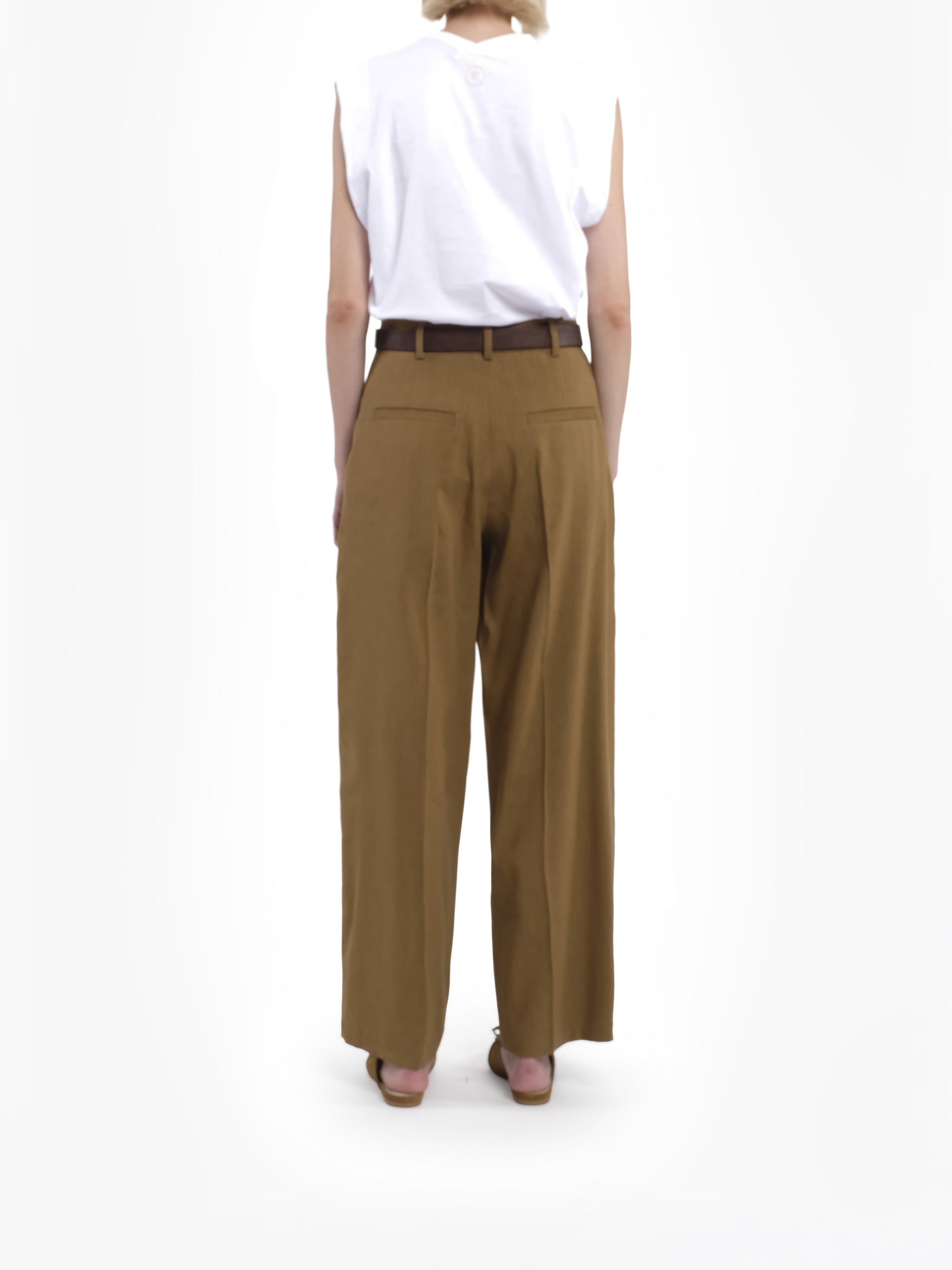 Ruben New Wide-Leg Cropped Tapered Pants