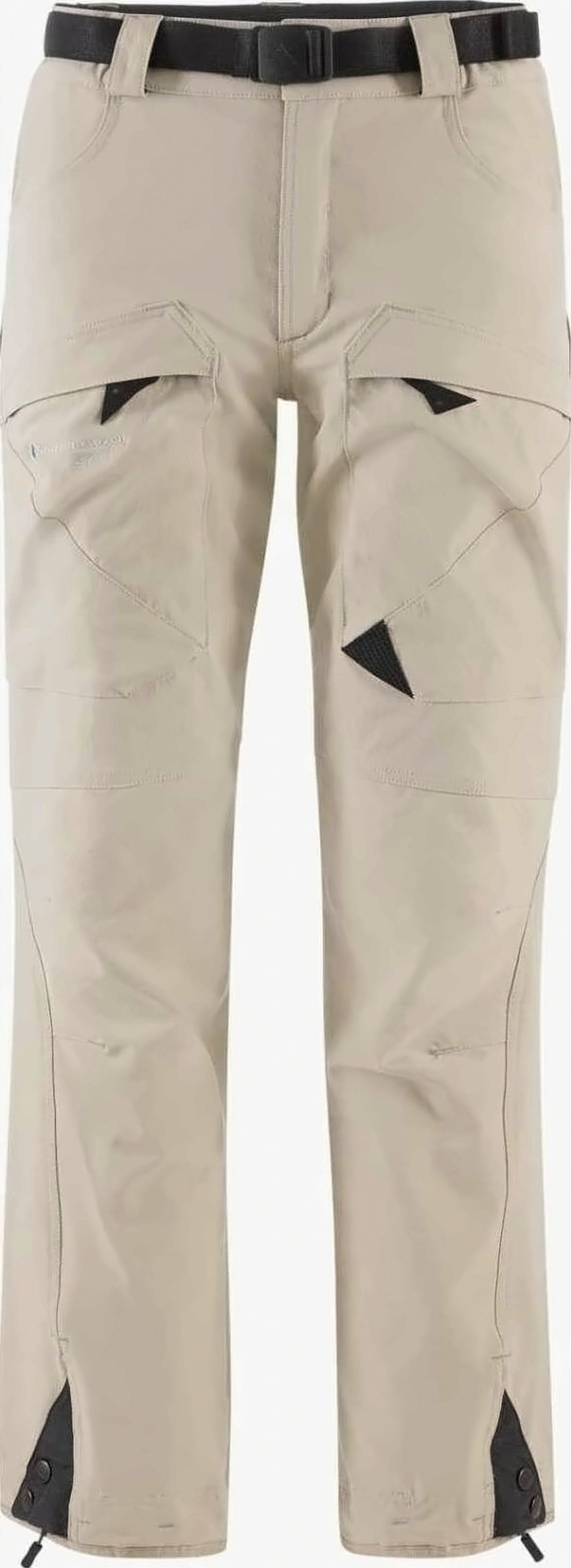 Tailored Straight Pants with Reinforced Stitching