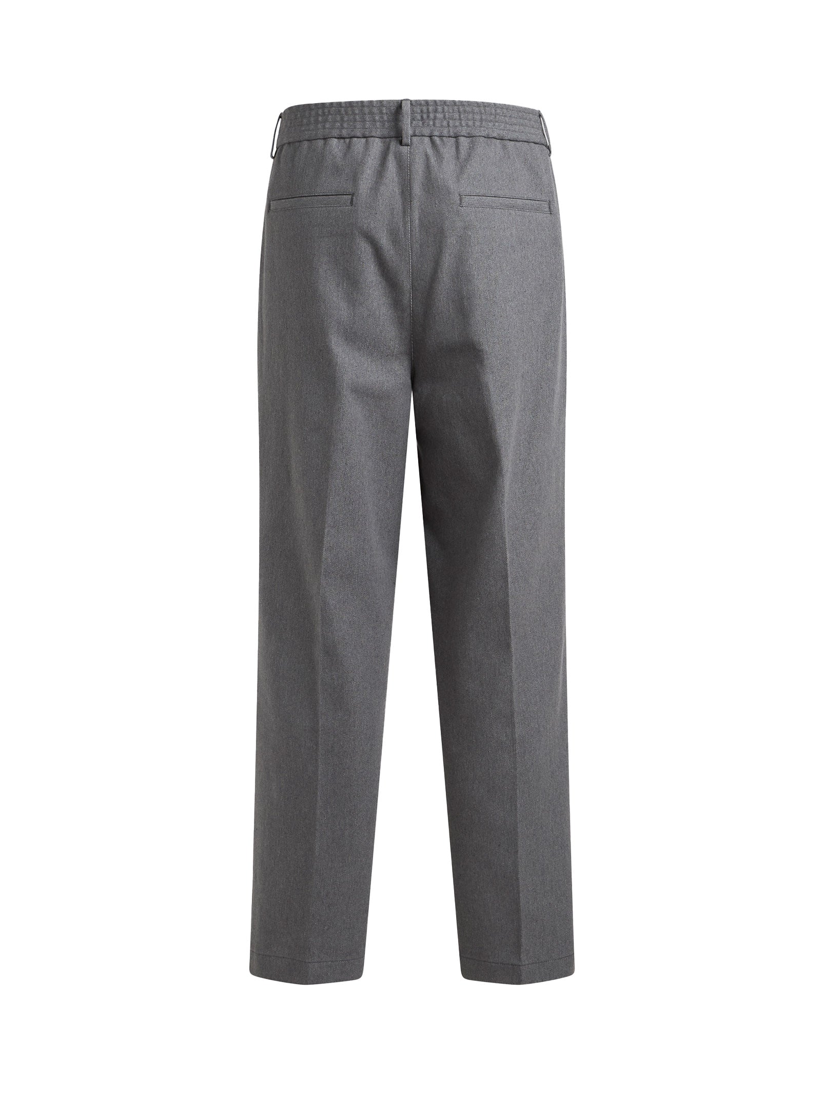 Two-Pleat Tailored Wool Trousers
