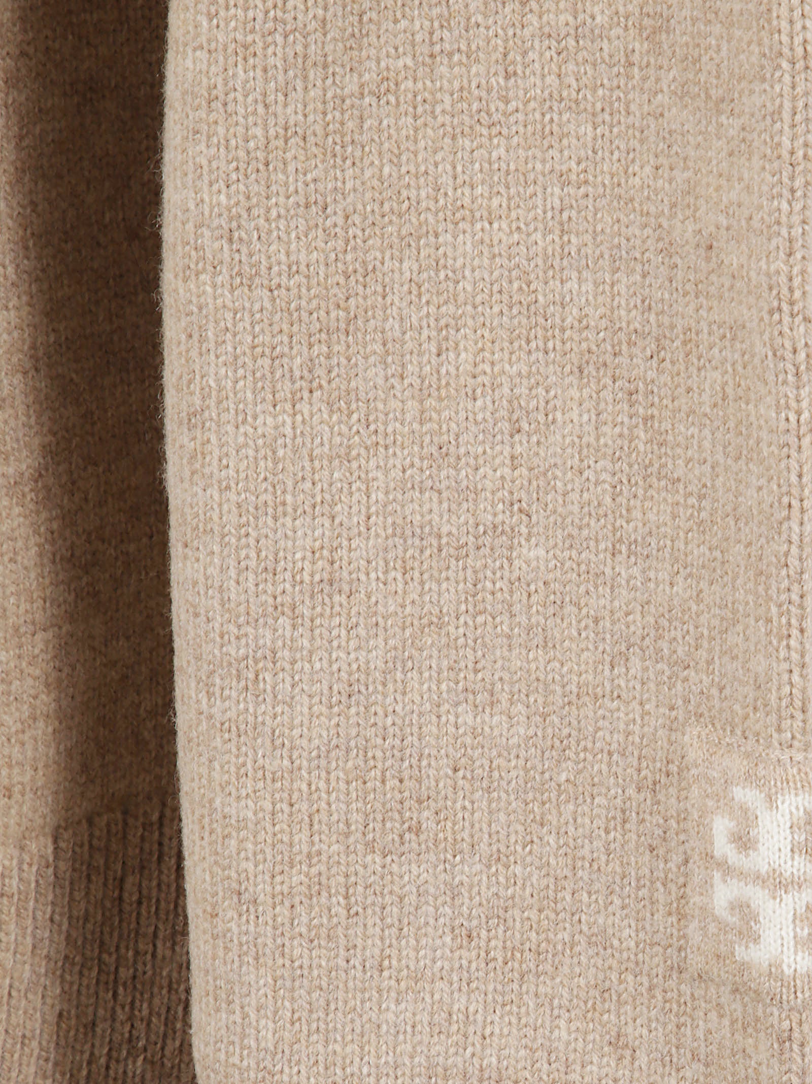 Relaxed Fit Wool Sweater With Button Closure