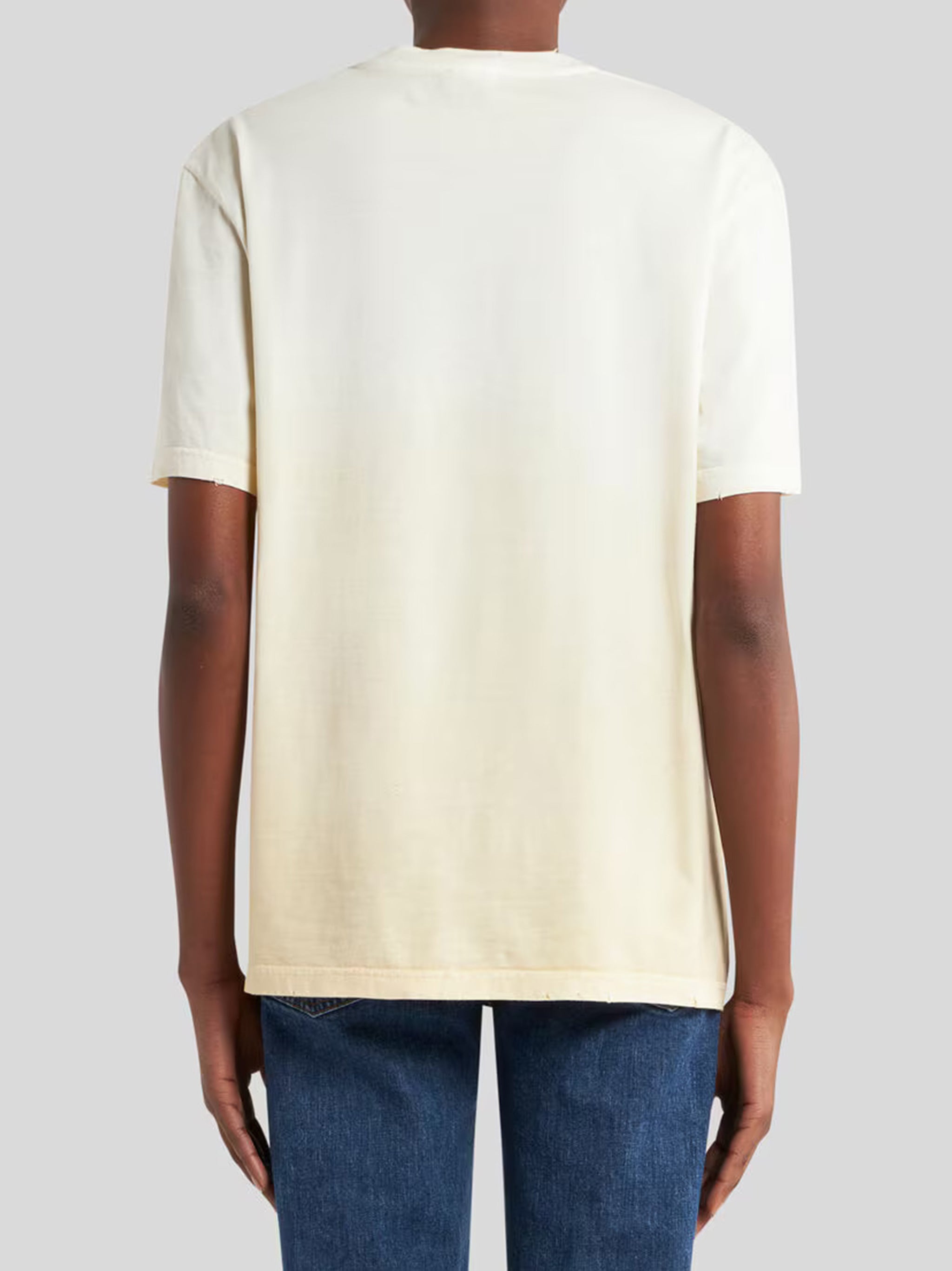 White Celestial Graphic Relaxed-Fit T-Shirt