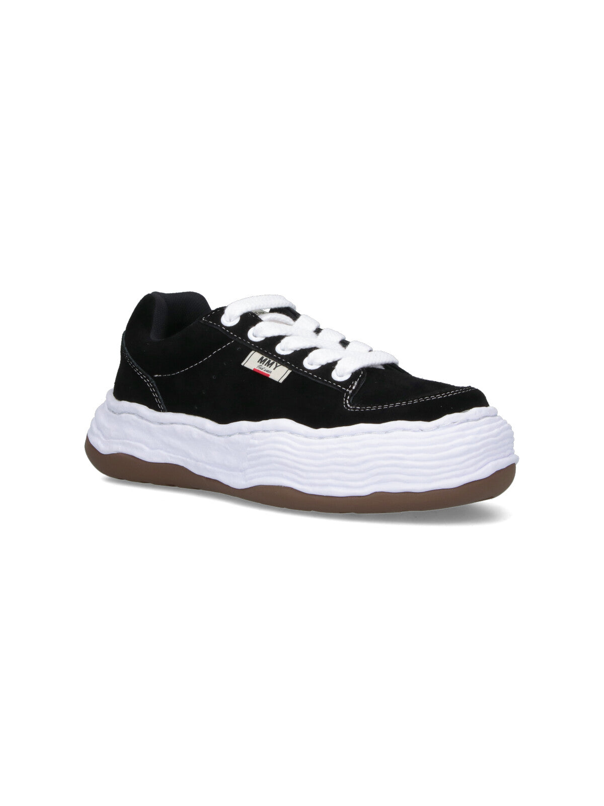 Low-Top Sneakers With Rounded Toe