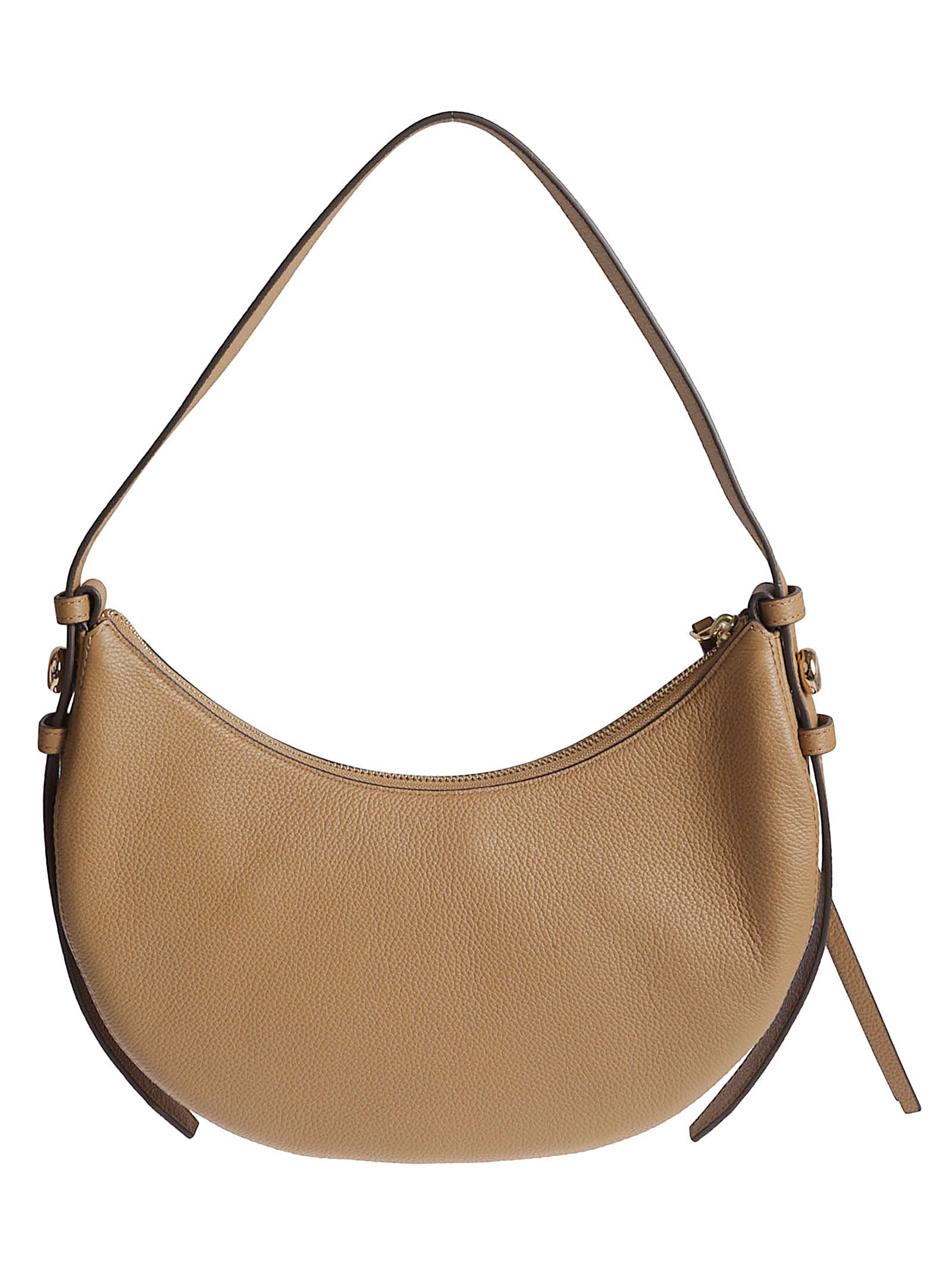 Romy Half Moon Bag In Pebbled Leather