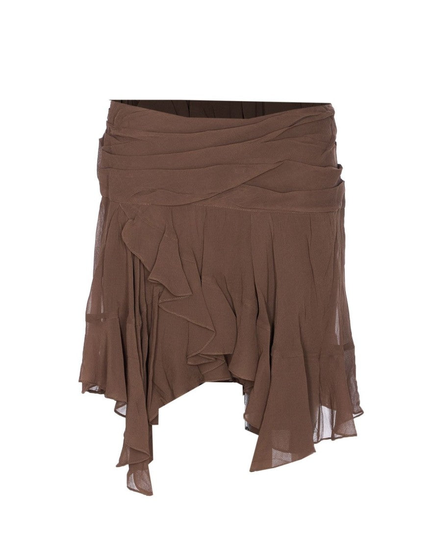 Vibrant Green Skirt With Minimalistic Silhouette