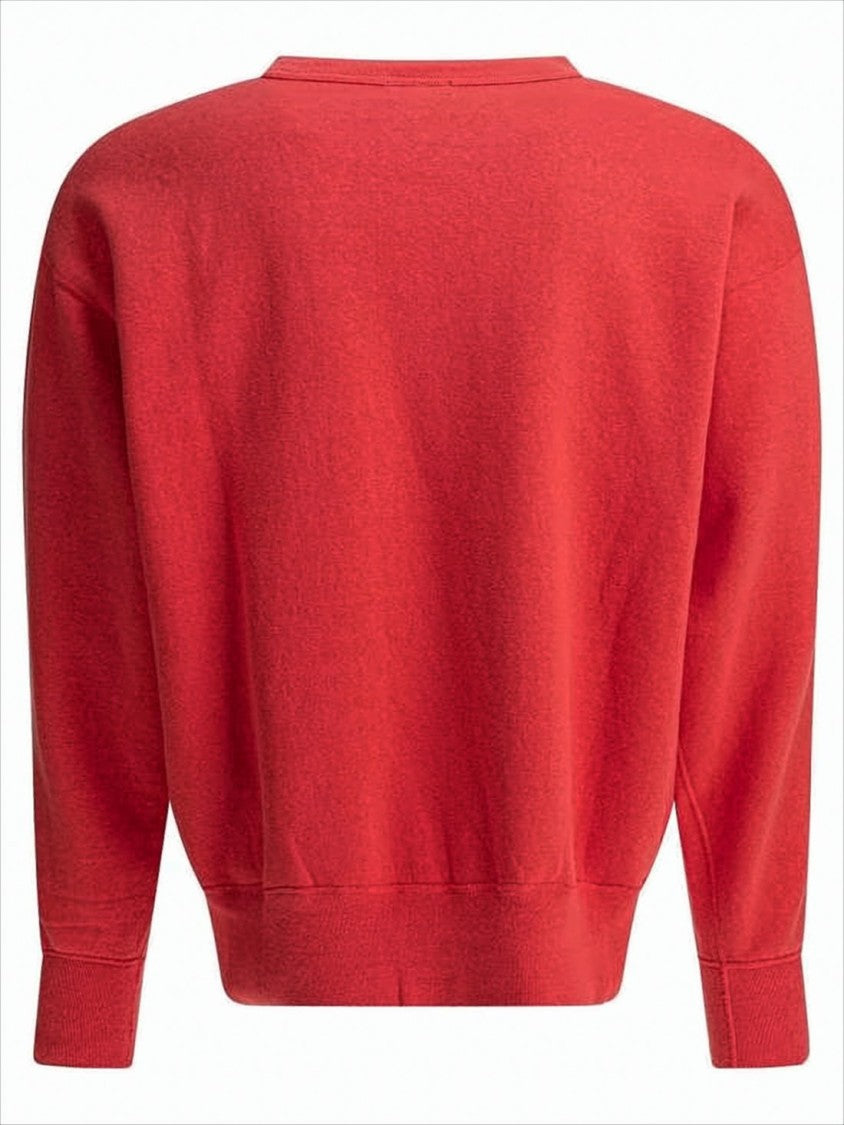 Bold Graphic Long-Sleeve Sweatshirt with Abstract Design
