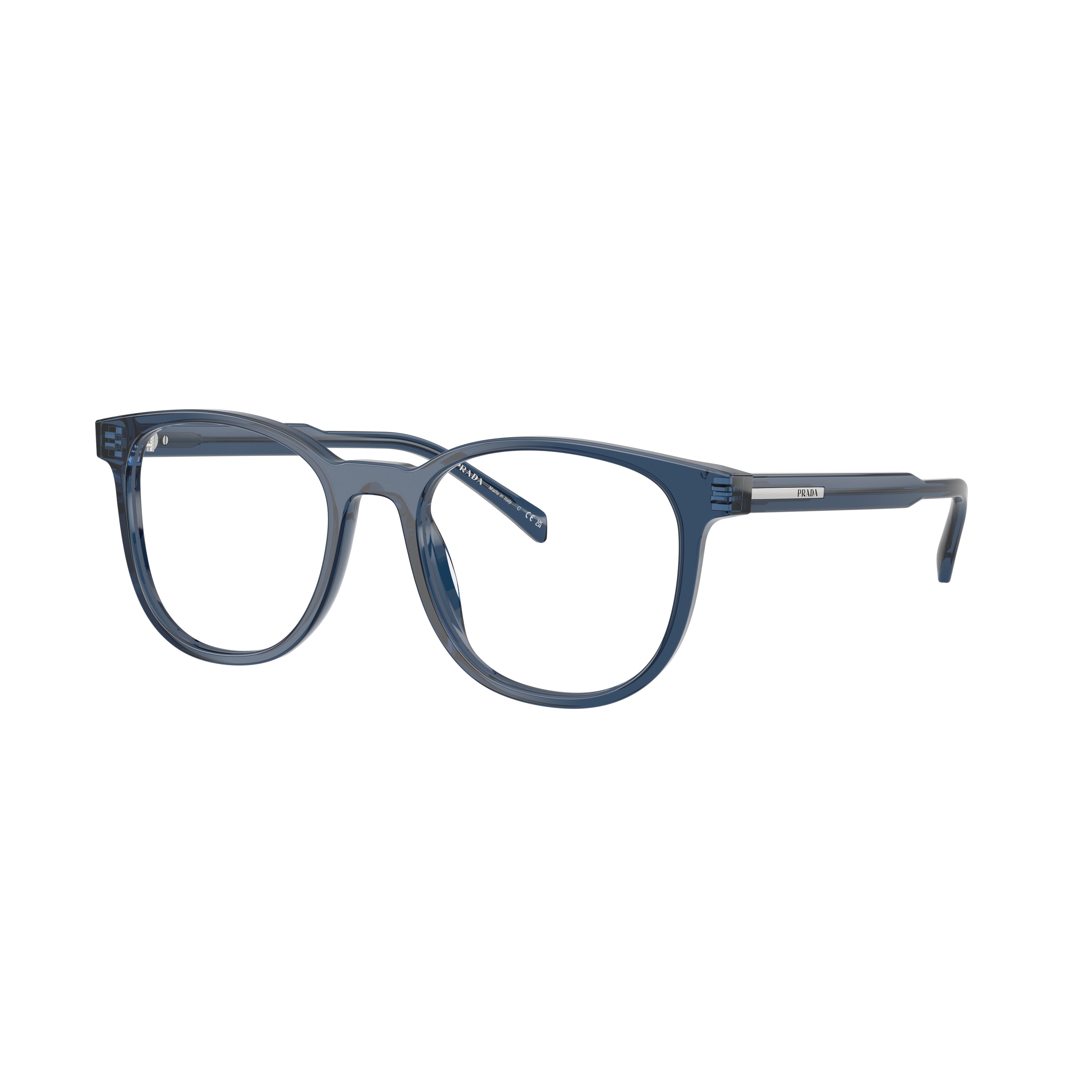 0pr A15v Translucent Acetate Square Frame Eyeglasses