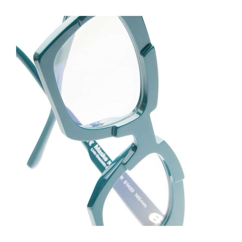 Mask K5 Bold Sculpted Squared Teal Green Kuboraum Eyewear