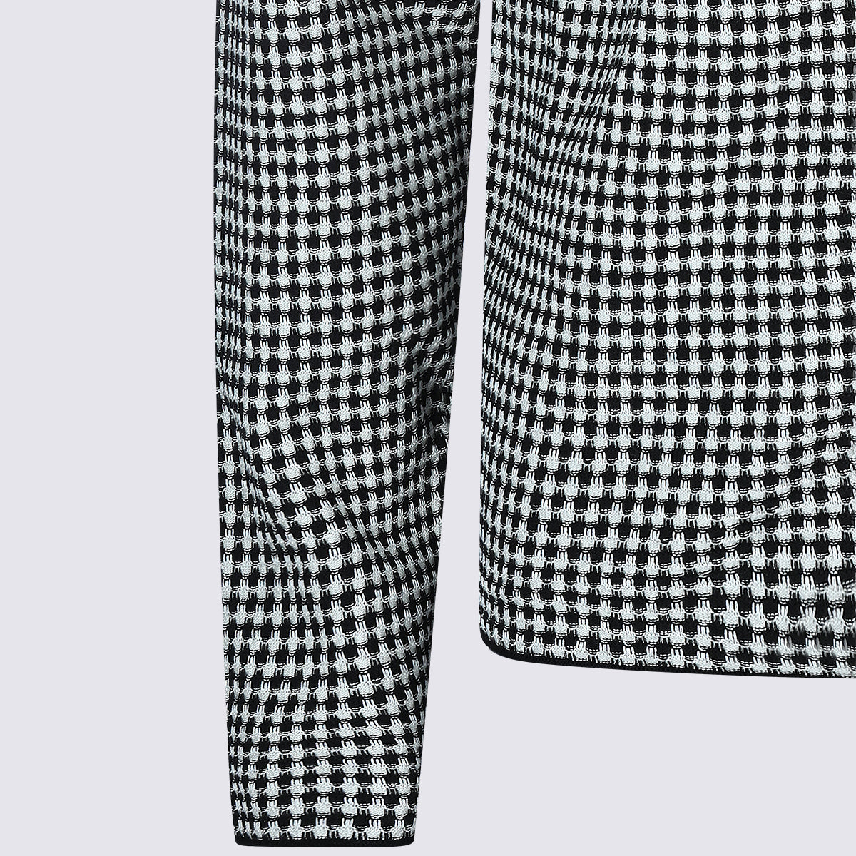 White And Black Cotton Shirt
