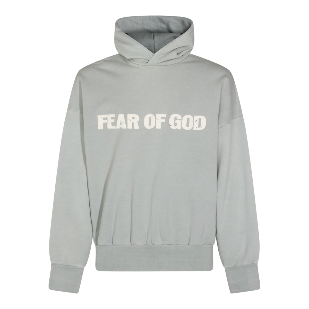 Relaxed Fit Hoodie with Bold Slogan Design