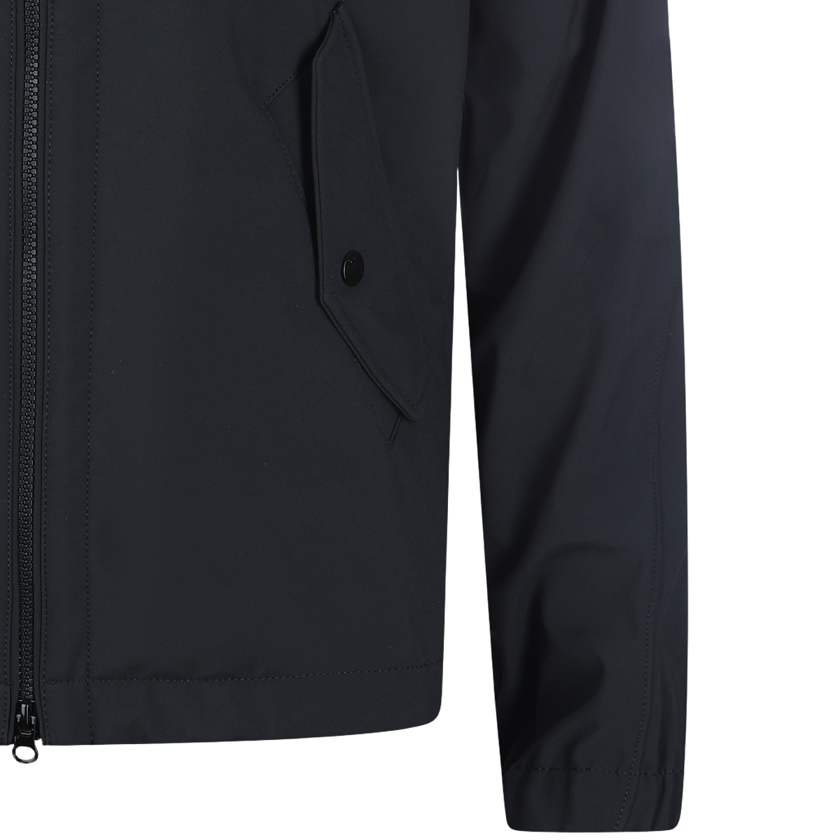 Black Jacket with High Collar