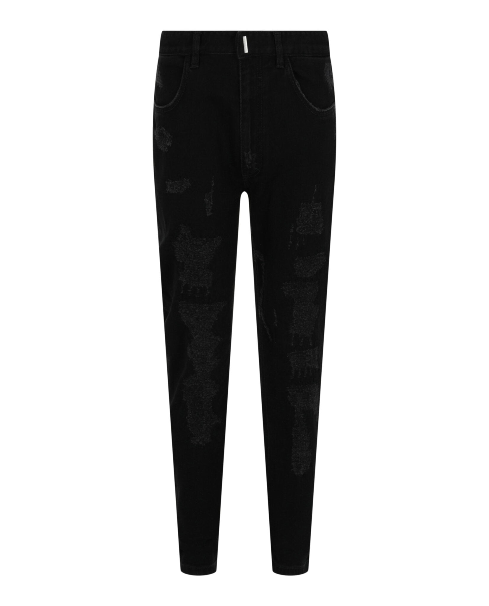 Slim Fit Destroyed Denim Jeans