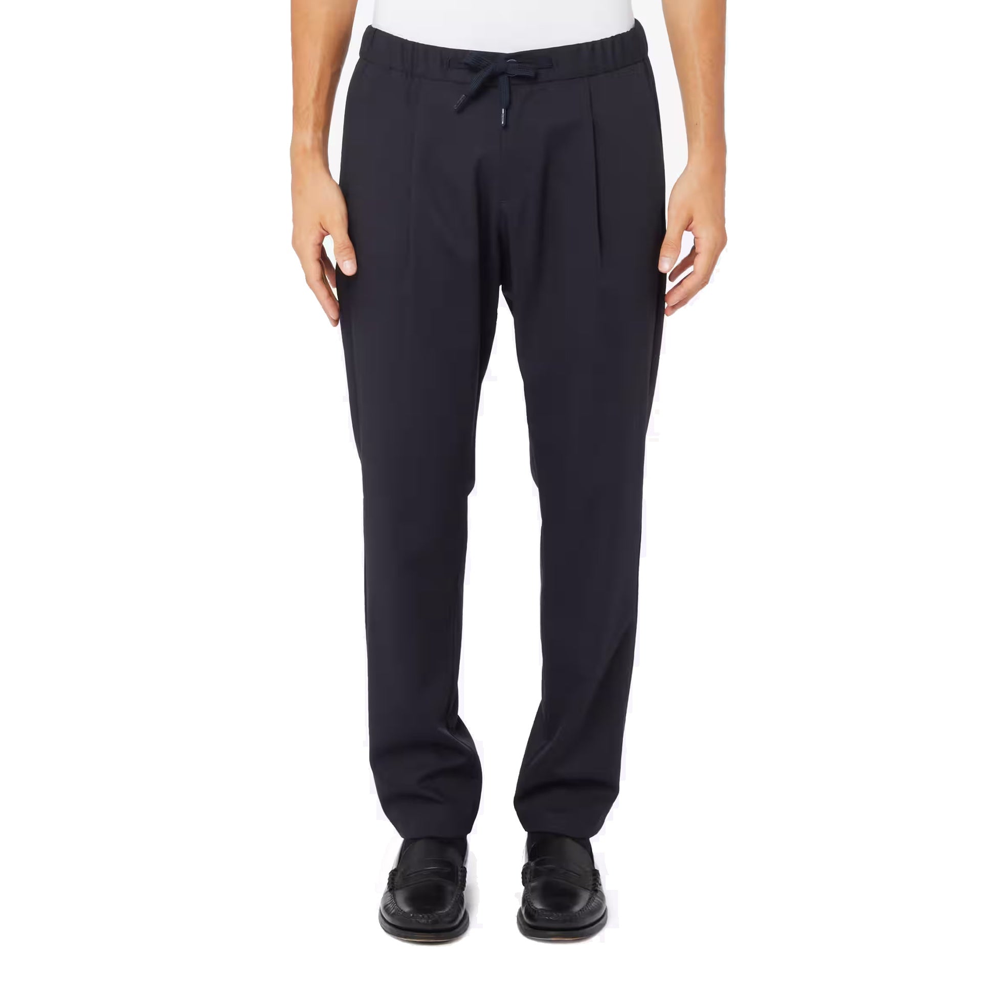 Casual Wool Drawstring Pants