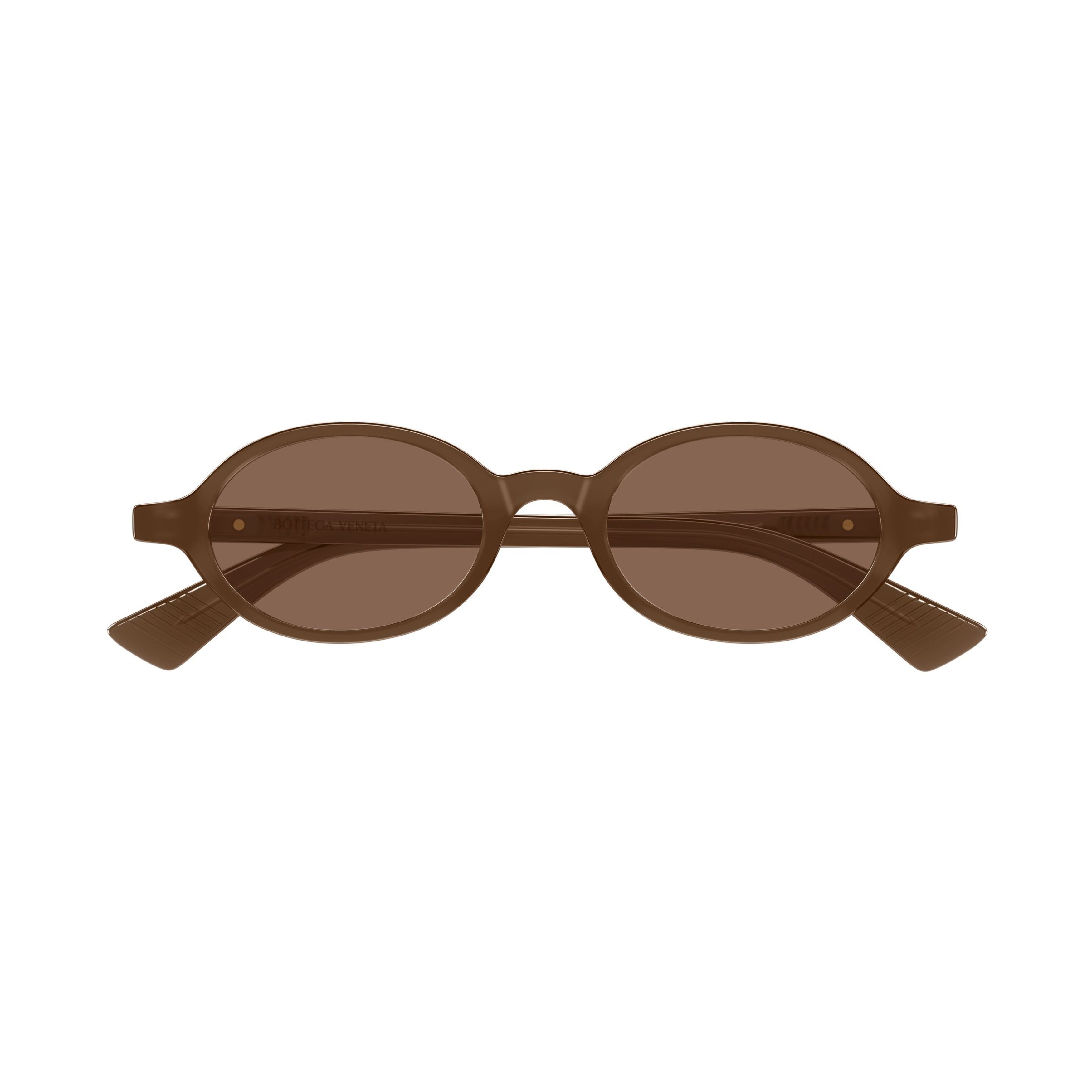 Bv1388s Rounded Brown Acetate Sunglasses