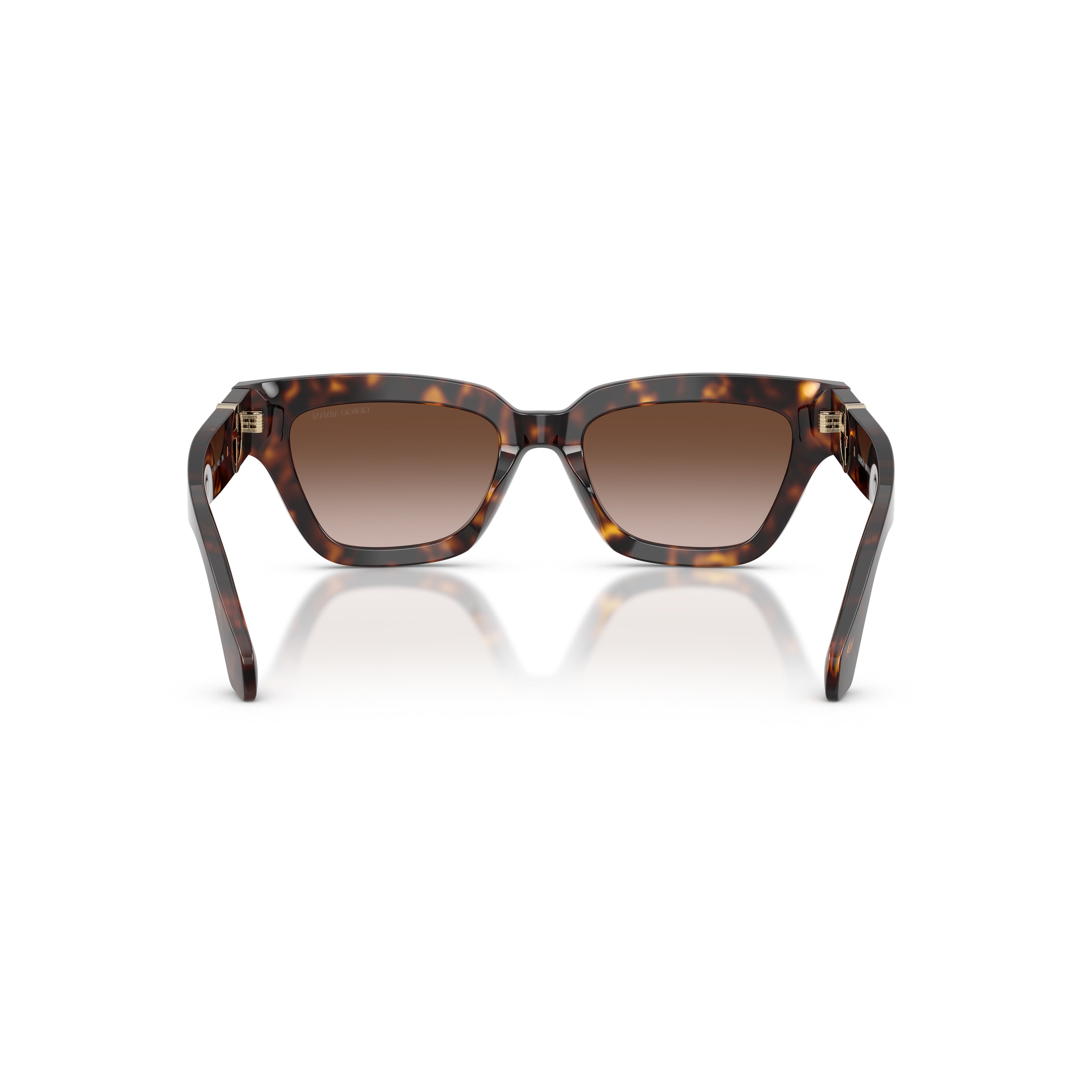 0ar8246u Bold Angular Sunglasses with Tortoiseshell Acetate Frame