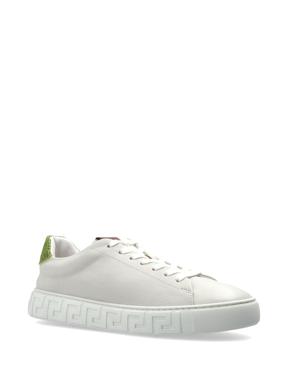 Low-Top Sneakers With Silk And Nylon Upper