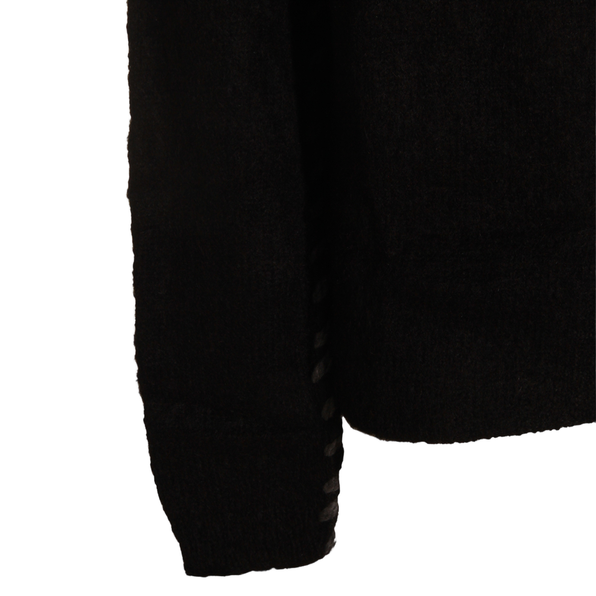 High Neck Black Sweater