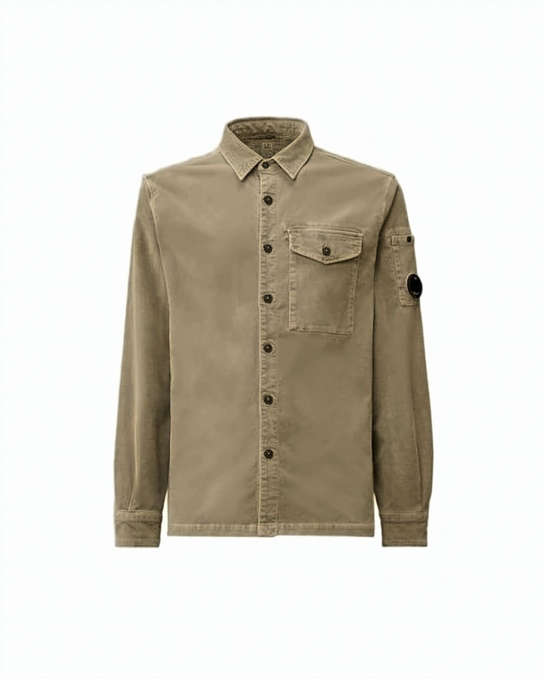 Corduroy Long-Sleeve Button-Up Shirt
