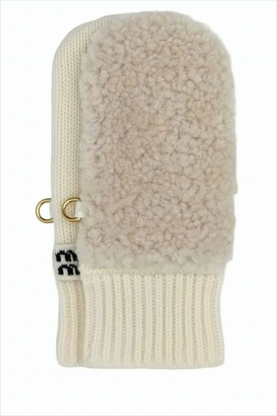 Textured Wool and Cashmere Mittens