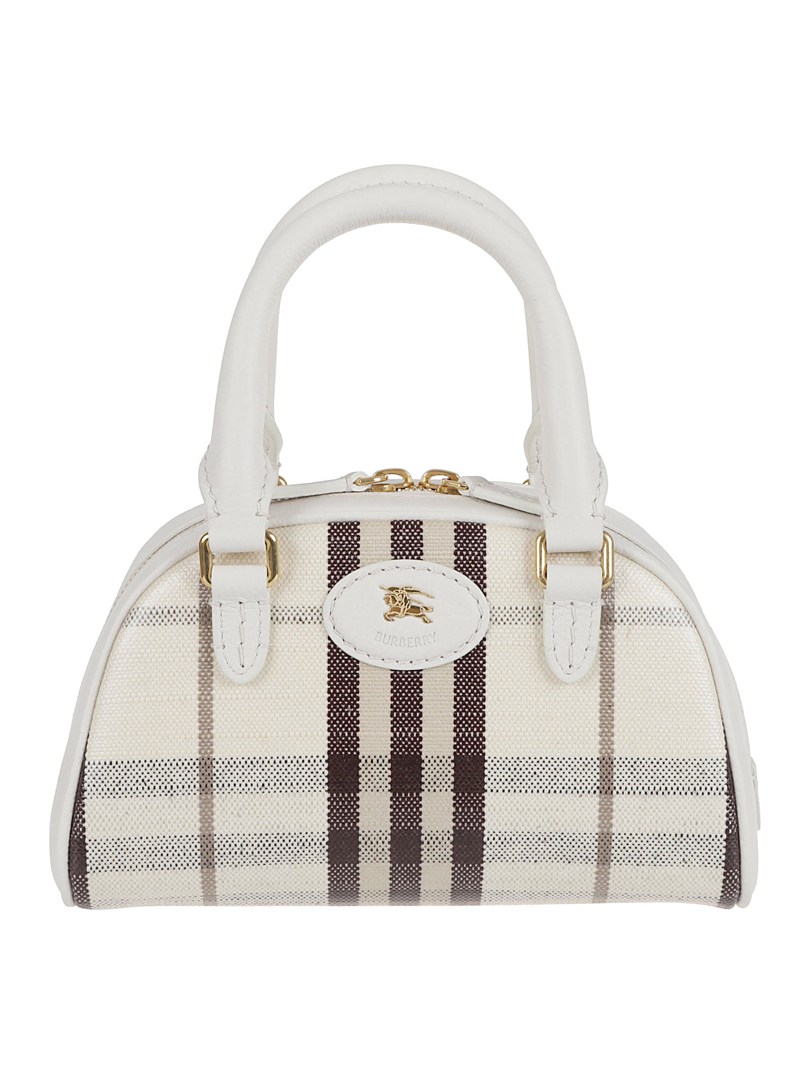 Highlands Small Top-Handle Bag in Check Pattern