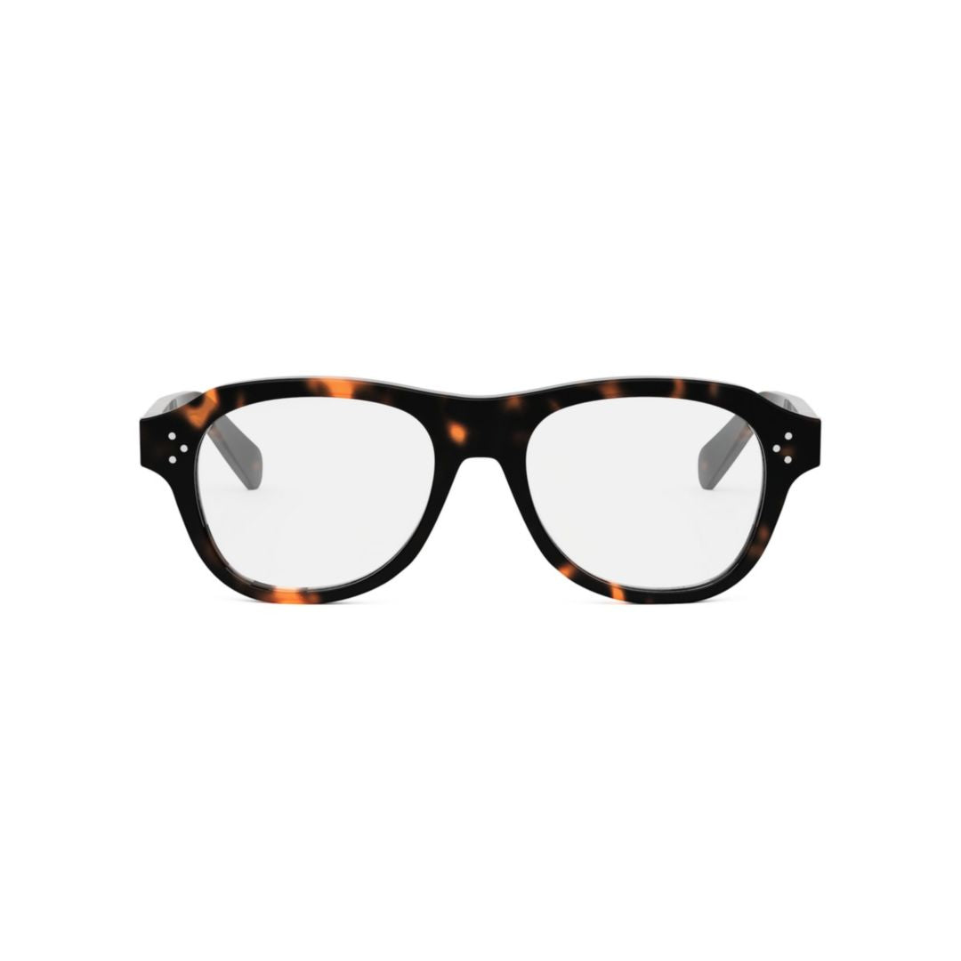 Cl50159i Rectangular Tortoiseshell Eyeglasses