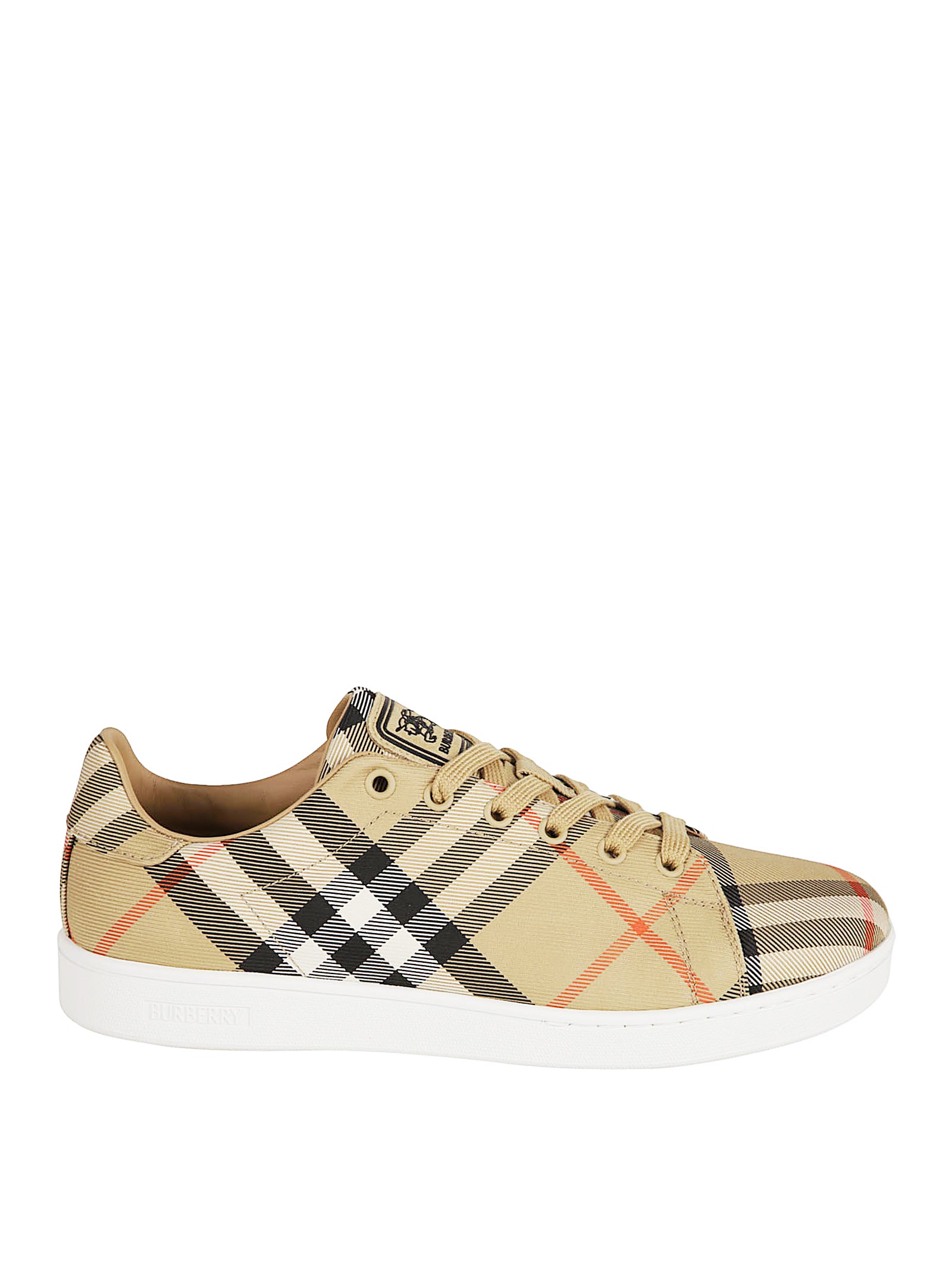 Low-Top Coated Canvas Sneakers