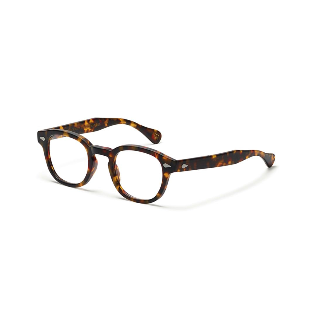 Or-Lem-O Lemtosh Tortoiseshell Round Frame Eyeglasses with Keyhole Bridge