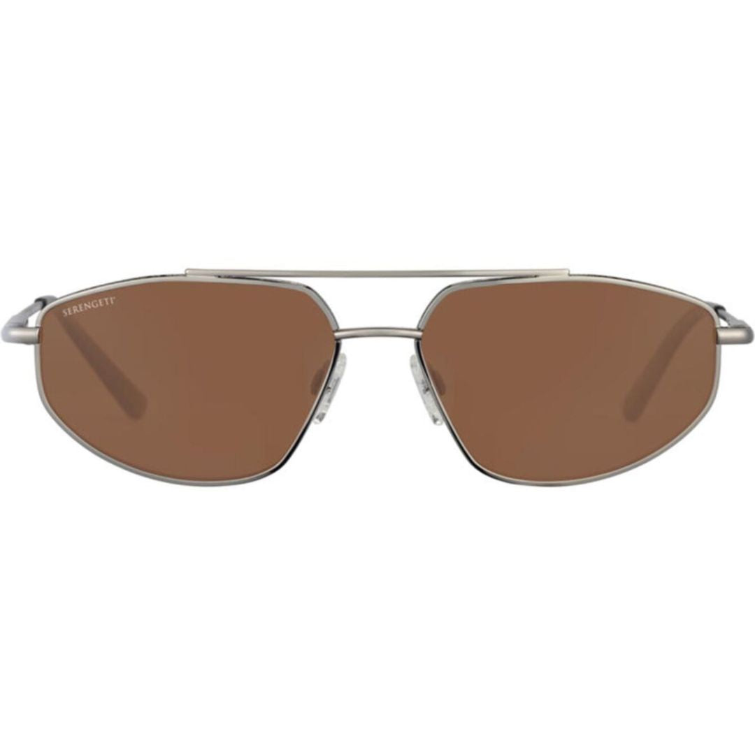Marlon Sleek Metal Frame Sunglasses with Geometric Lenses