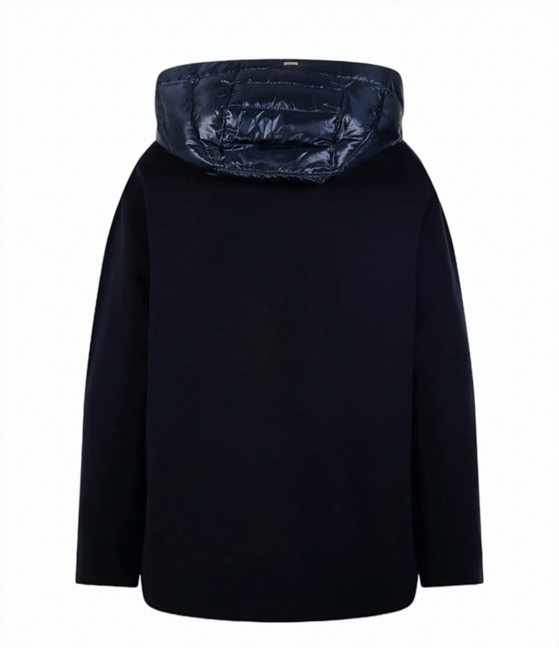 Quilted Cotton Nylon Hooded Down Jacket