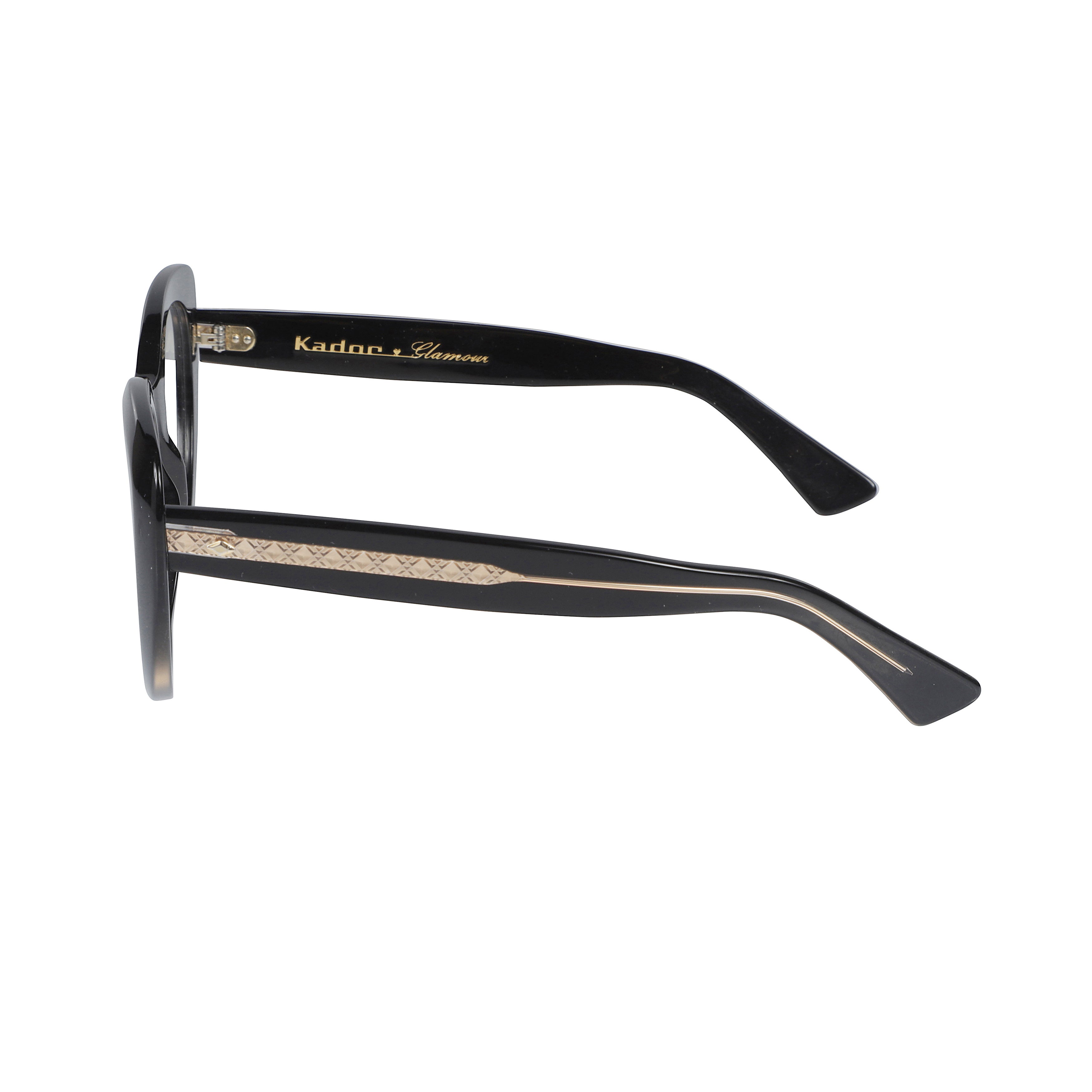 Sophia Glamour Cat-Eye Frame Eyeglasses with Gold-Tone Details