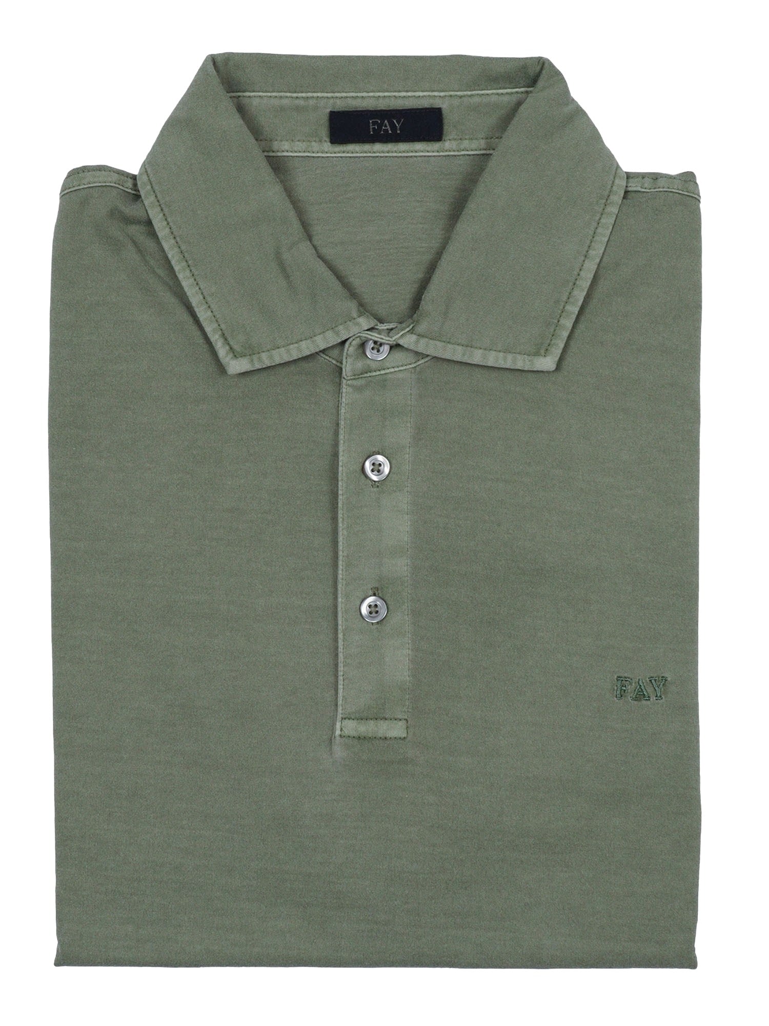 White Frosted Embroidery Cotton Polo