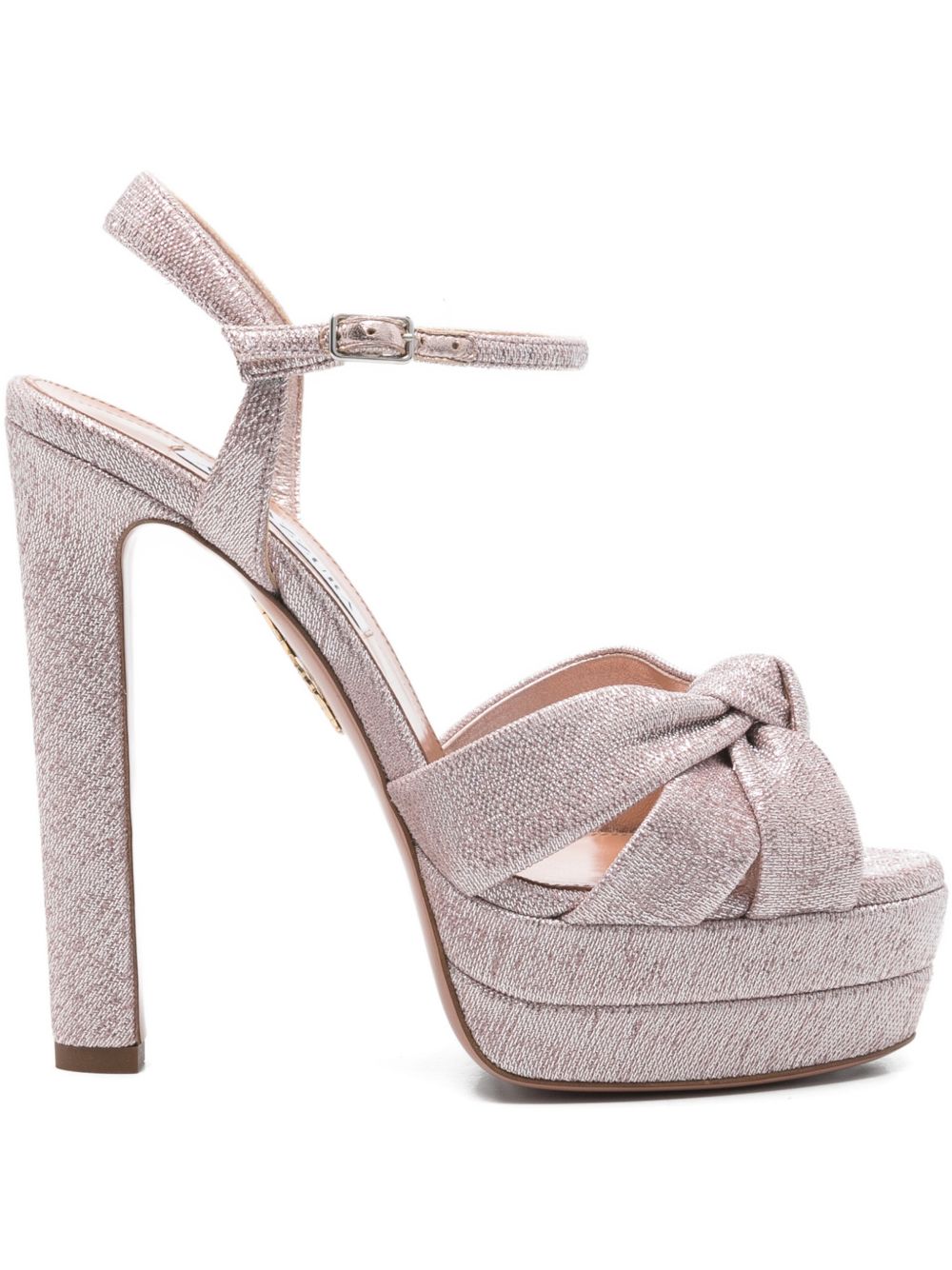 High Block Heel Platform Sandals