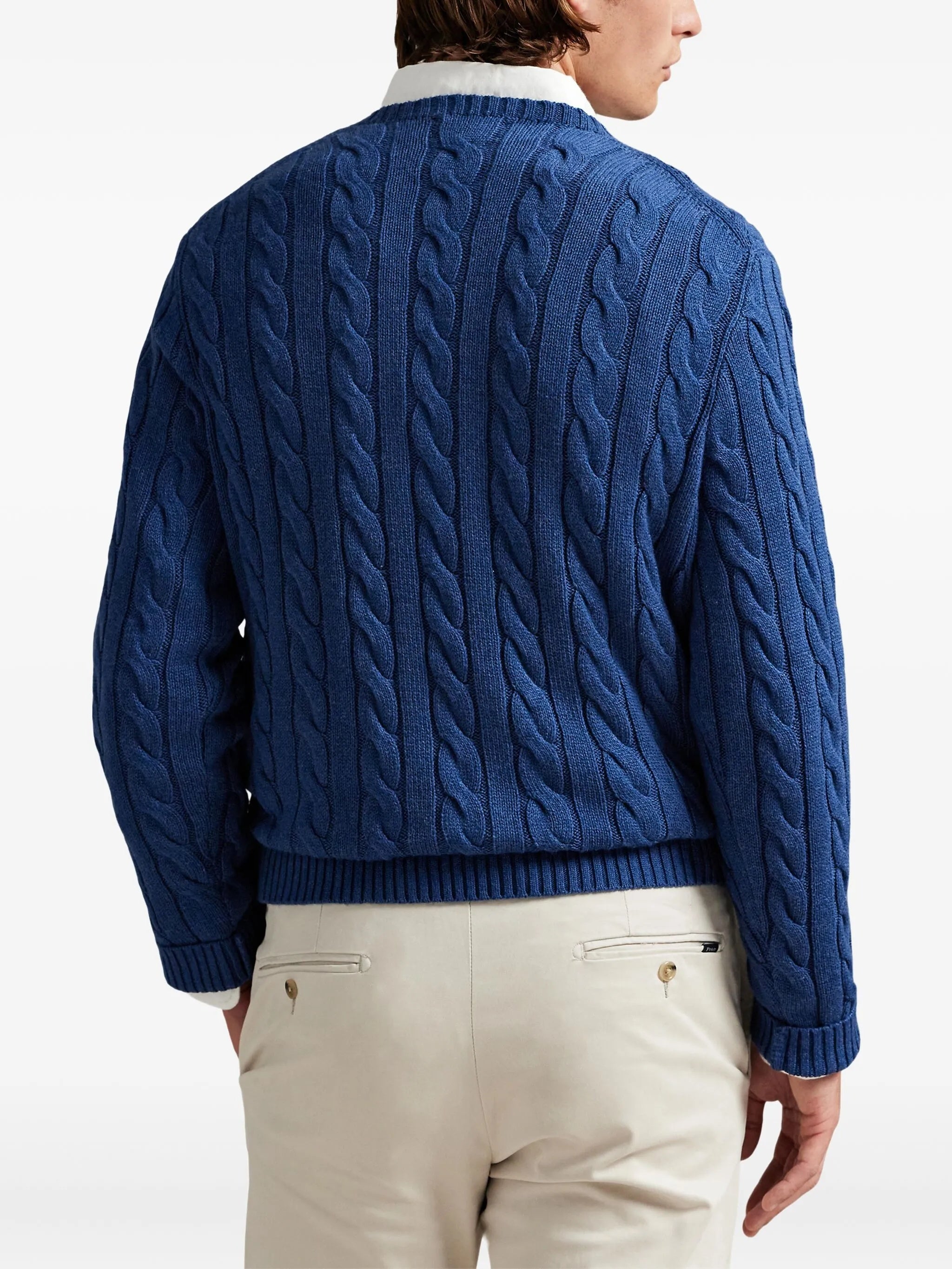 Cable Knit Cotton Sweater