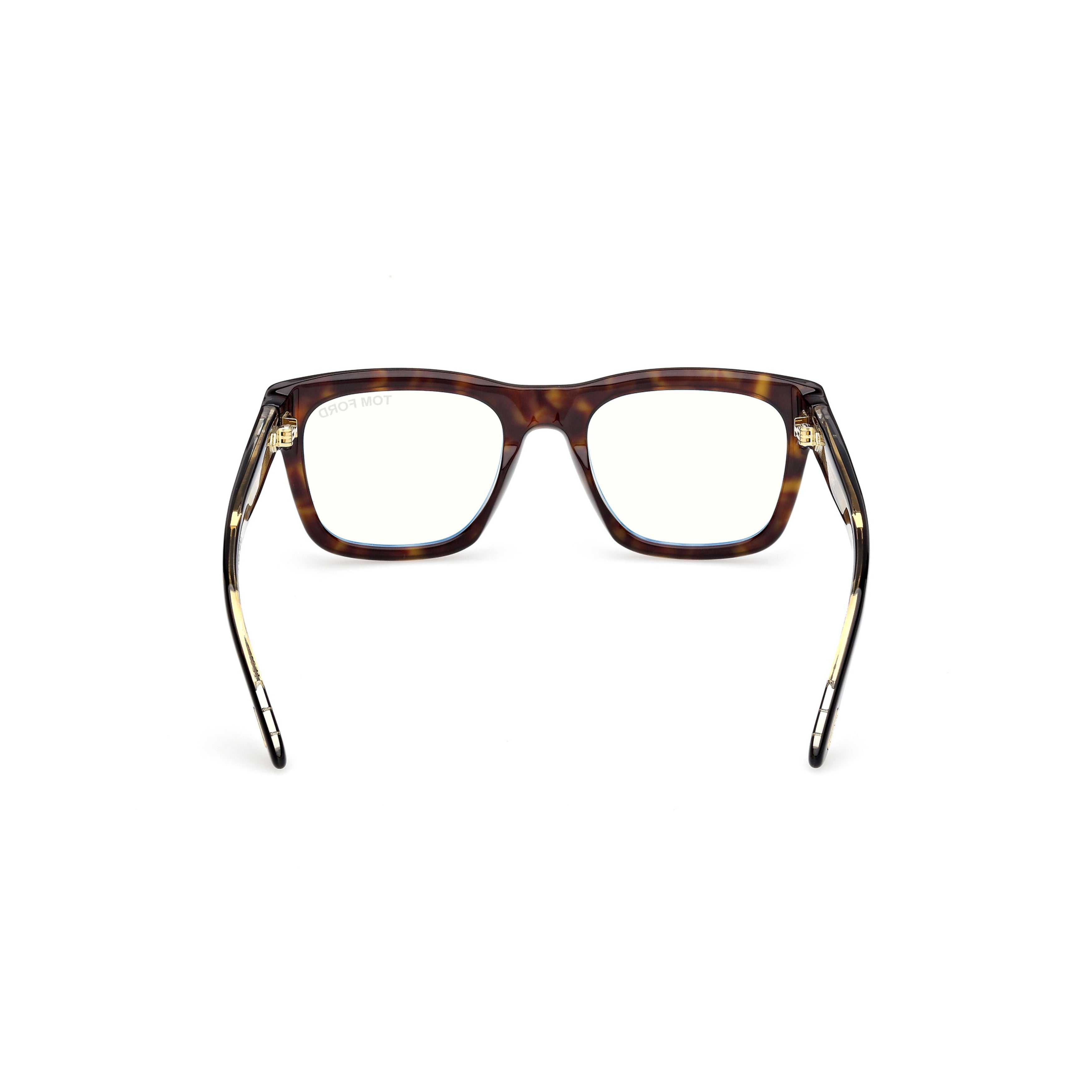 Ft6076-B Rectangular Tortoiseshell Acetate Eyeglasses