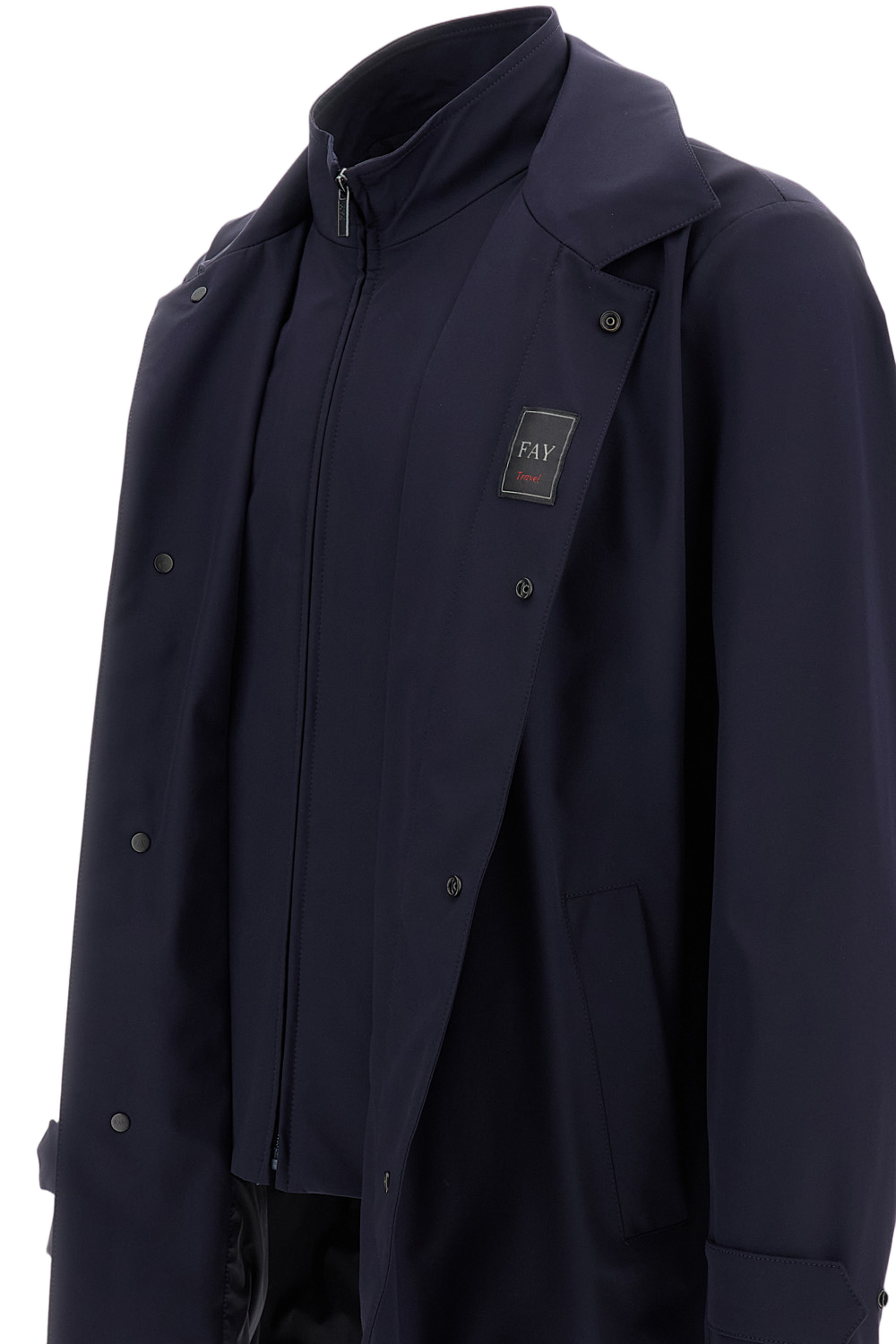 Water-Repellent Morning Coat with Structured Design