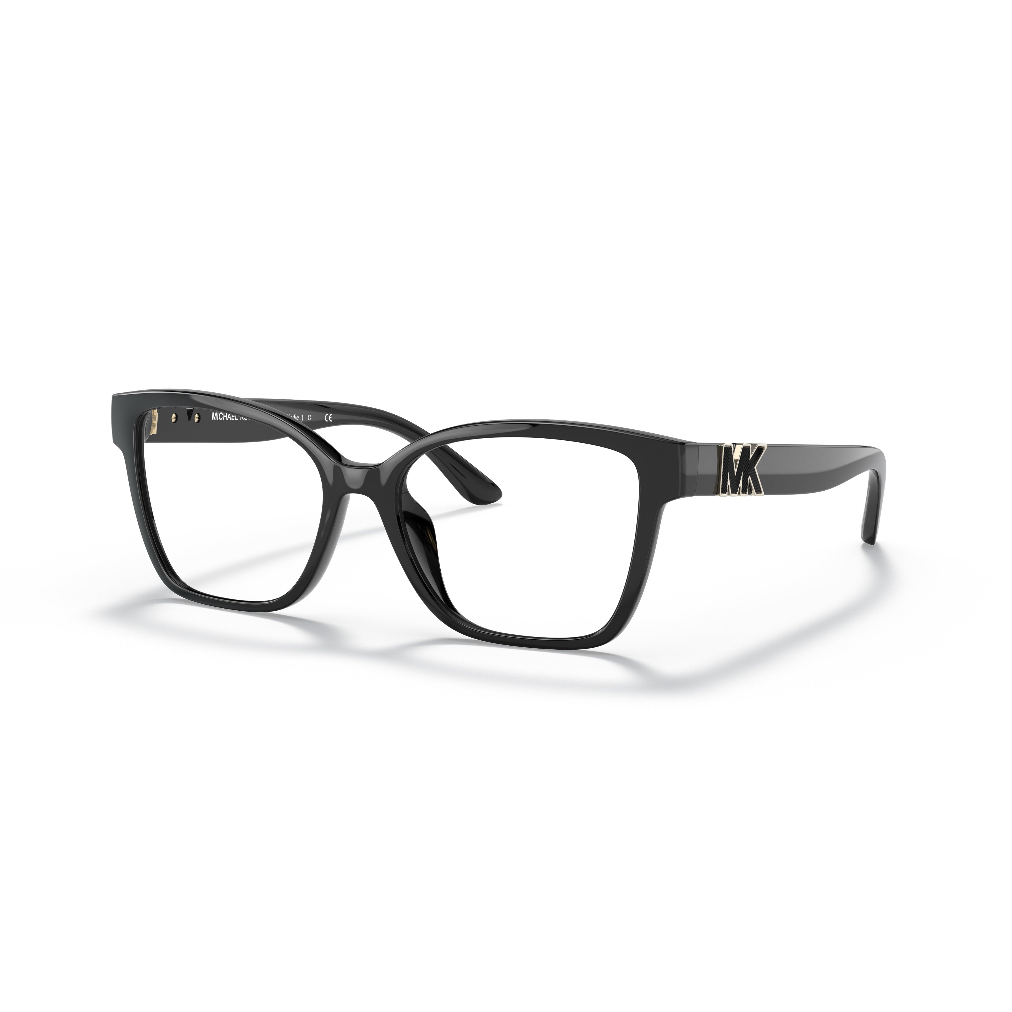 0mk4094u Rectangular Frame Eyeglasses with Glossy Black Finish