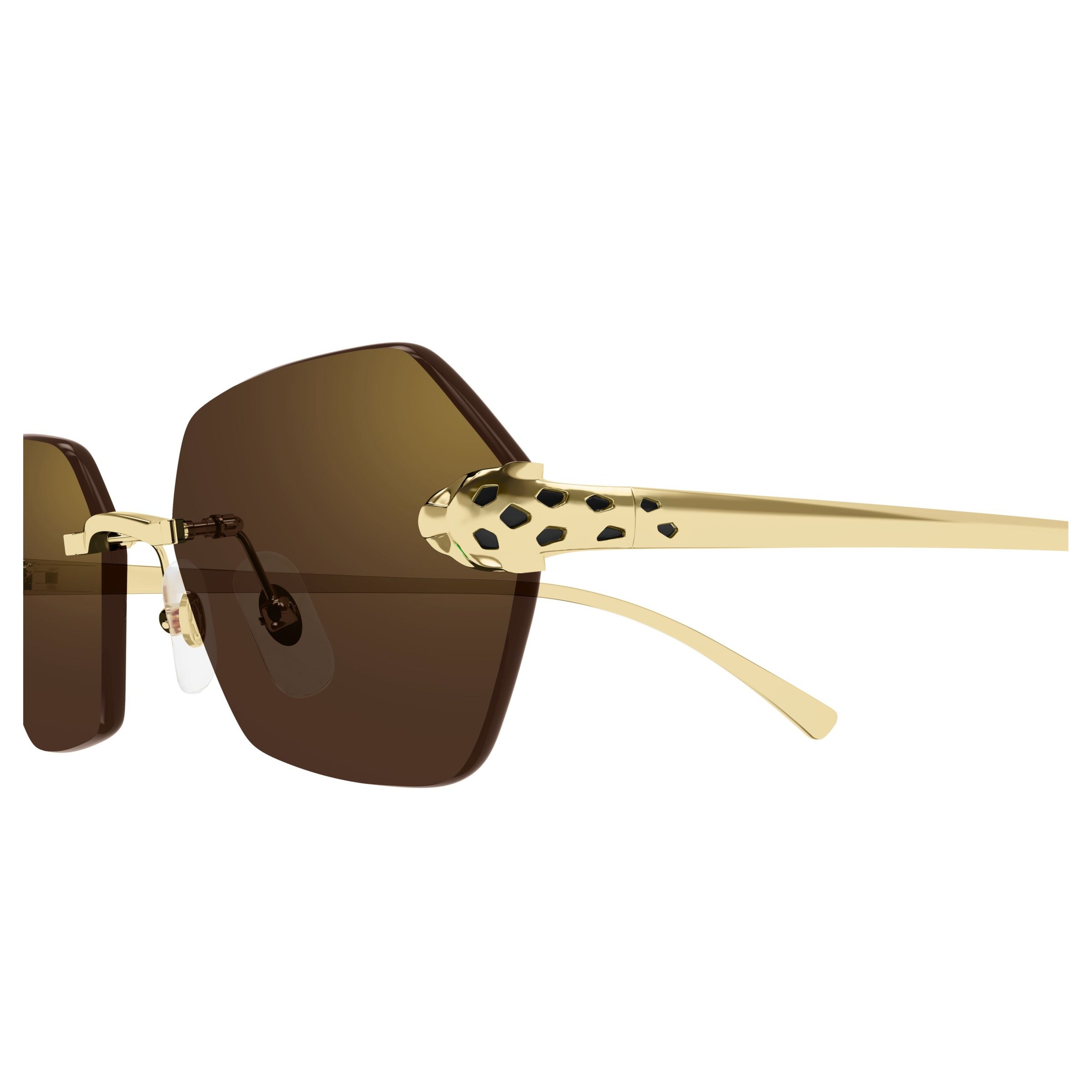 Ct0636s Hexagonal Rimless Sunglasses
