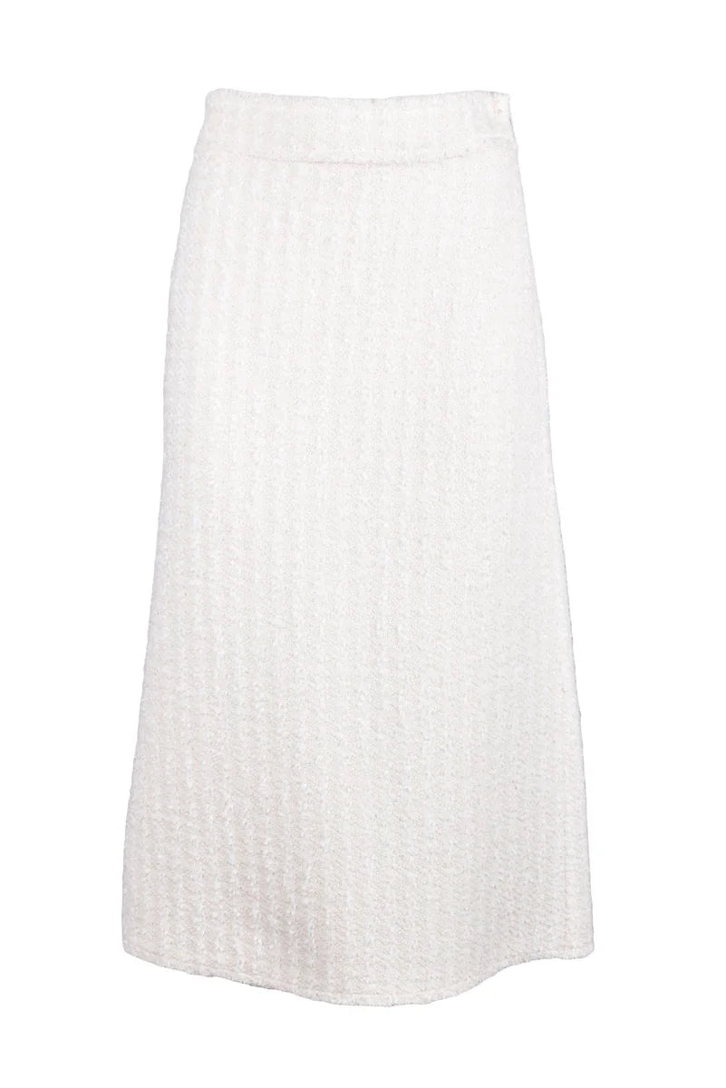 Textured Bouclé Mini Skirt