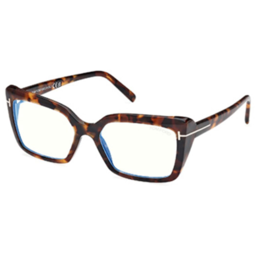 Ft5991-B Oversized Square Tortoiseshell Acetate Eyeglasses