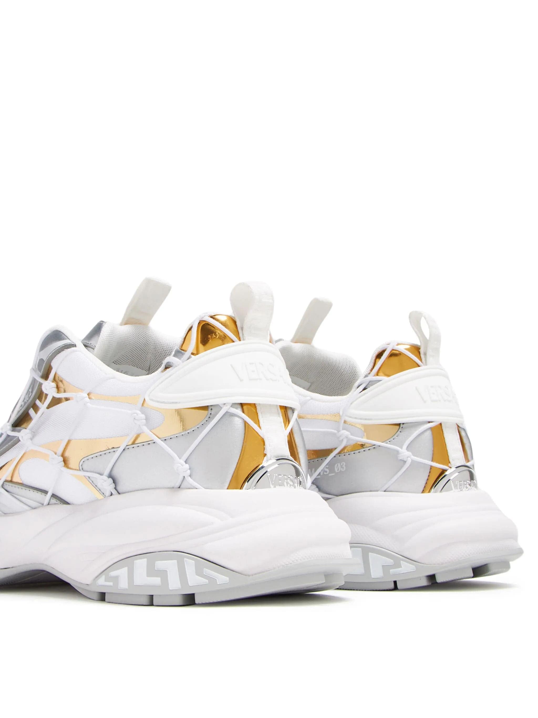 White Mercury M_VS_03 Futuristic Rope Sneakers