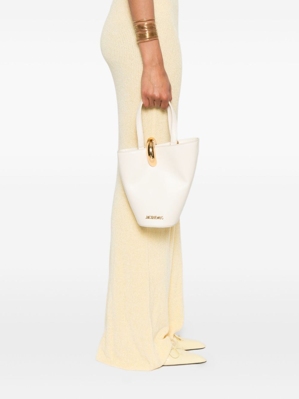 Structured Handbag with Magnetic Fastening