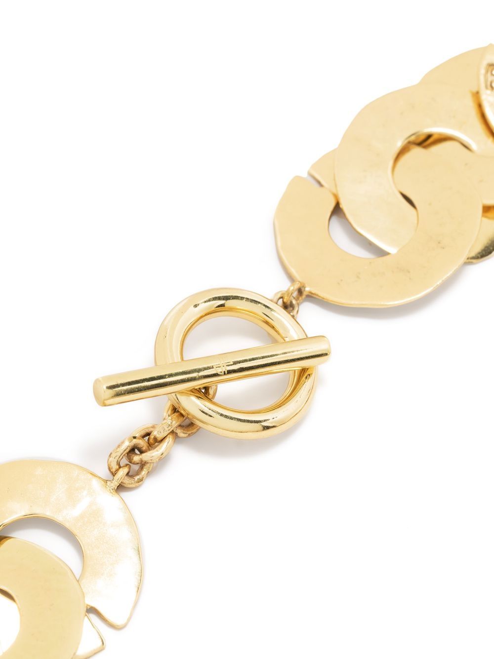 Logo-Engraved Coin Necklace